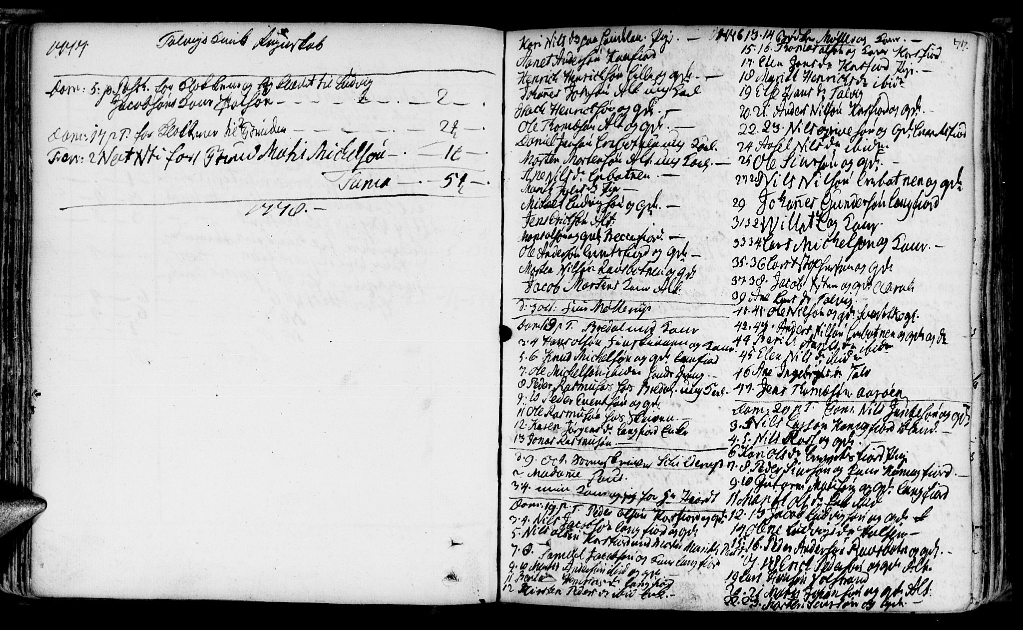 Talvik sokneprestkontor, SATØ/S-1337/H/Ha/L0004kirke: Parish register (official) no. 4, 1752-1772, p. 77