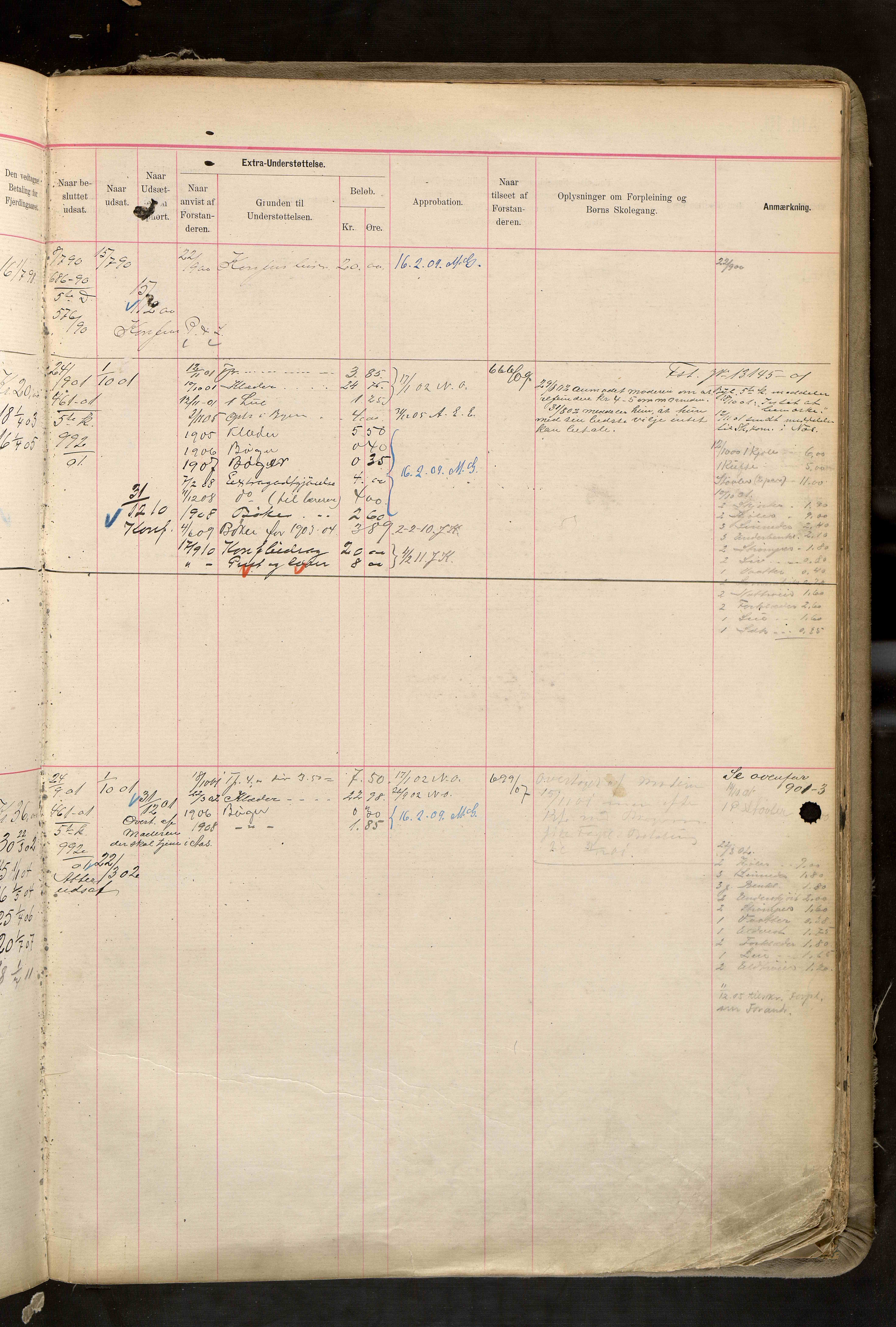 Fattigvesenet, OBA/A-20045/H/Hd/L0006: Manntallsprotokoll. Mnr. 501-1000, 1897-1910, p. 482