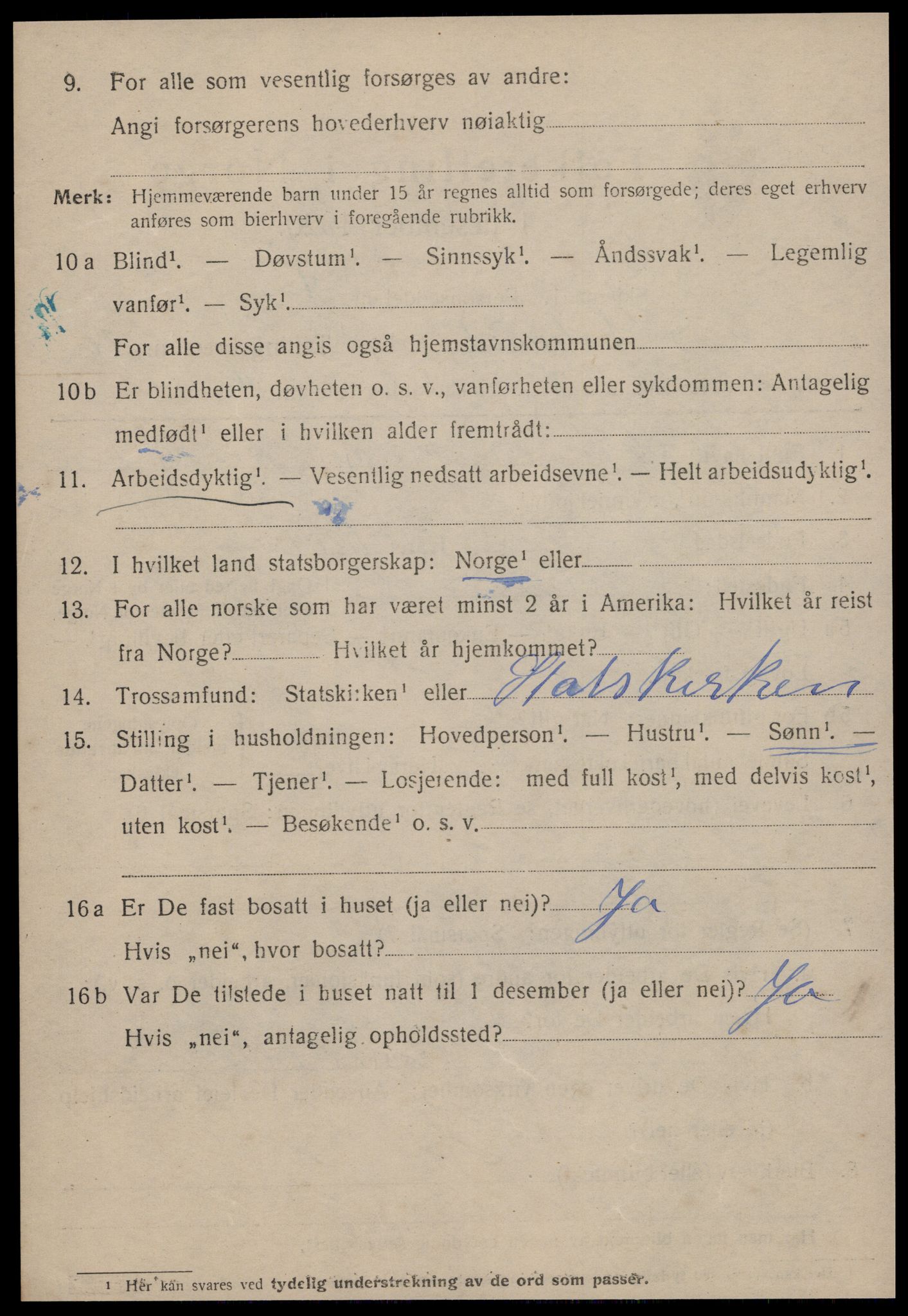 SAT, 1920 census for Ålesund, 1920, p. 37257