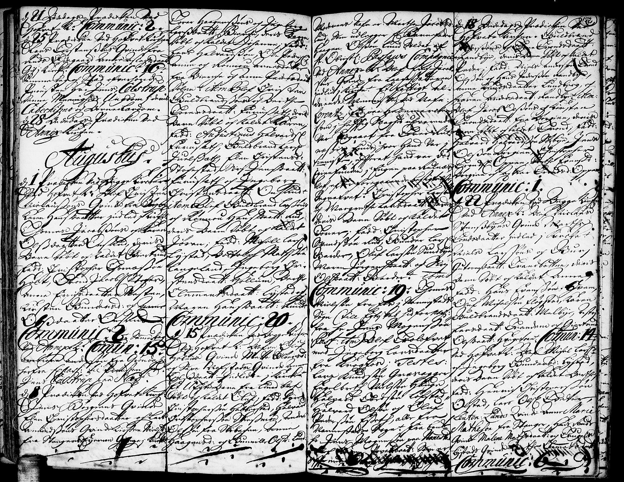 Ullensaker prestekontor Kirkebøker, AV/SAO-A-10236a/F/Fa/L0001: Parish register (official) no. I 1, 1689-1701, p. 152