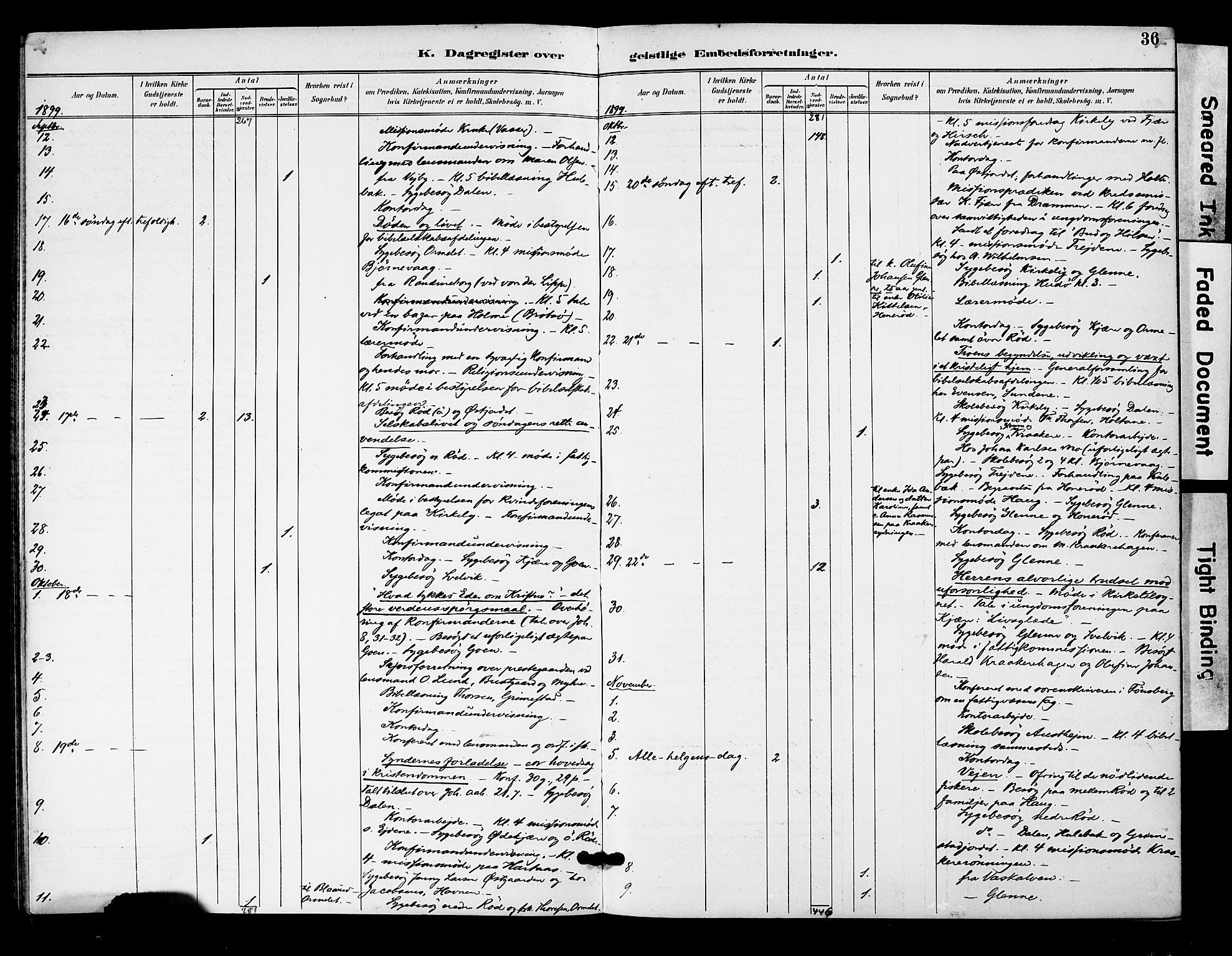 Tjøme kirkebøker, AV/SAKO-A-328/F/Fa/L0004: Parish register (official) no. I 4, 1891-1900, p. 36