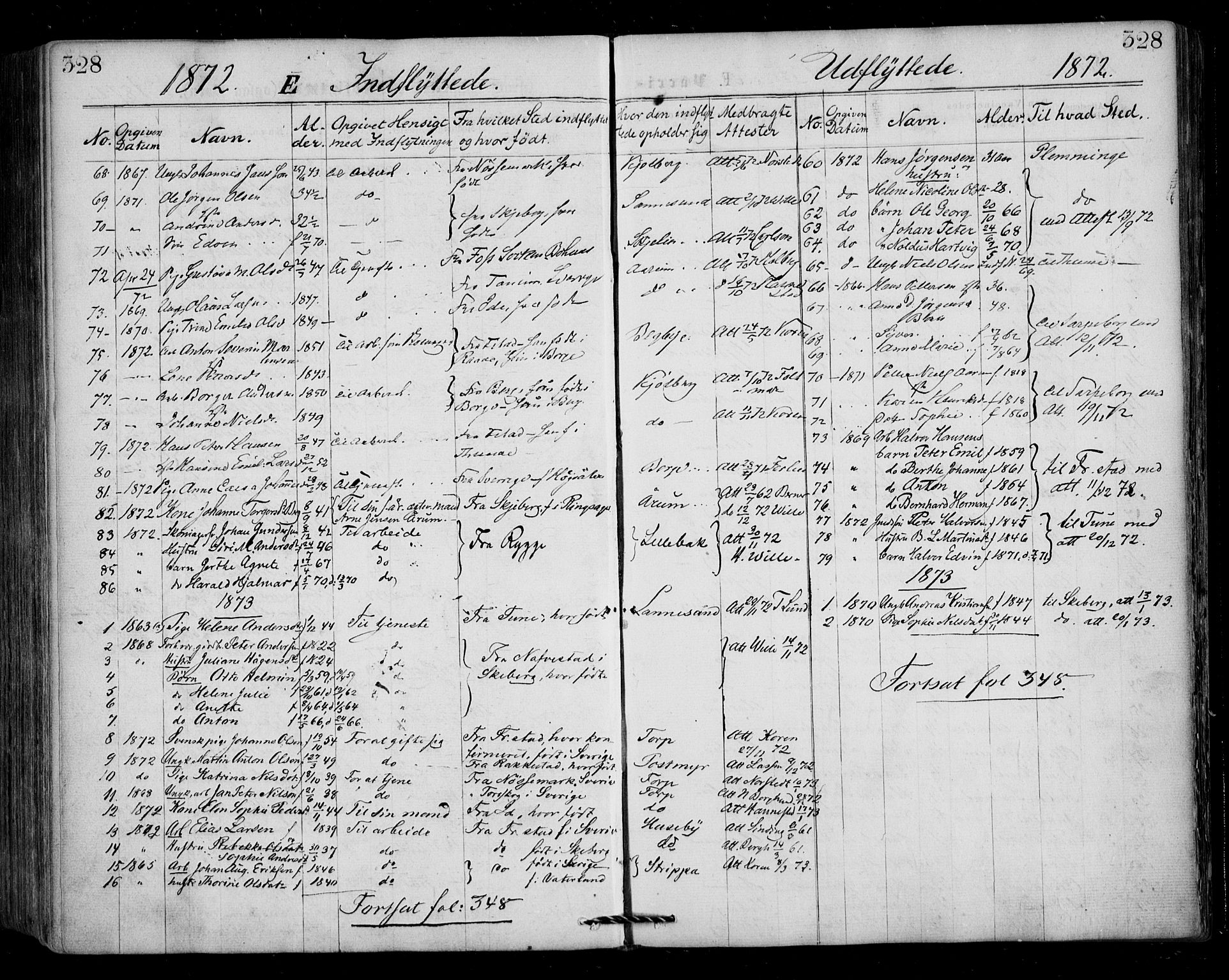 Borge prestekontor Kirkebøker, SAO/A-10903/F/Fa/L0006: Parish register (official) no. I 6, 1861-1874, p. 328