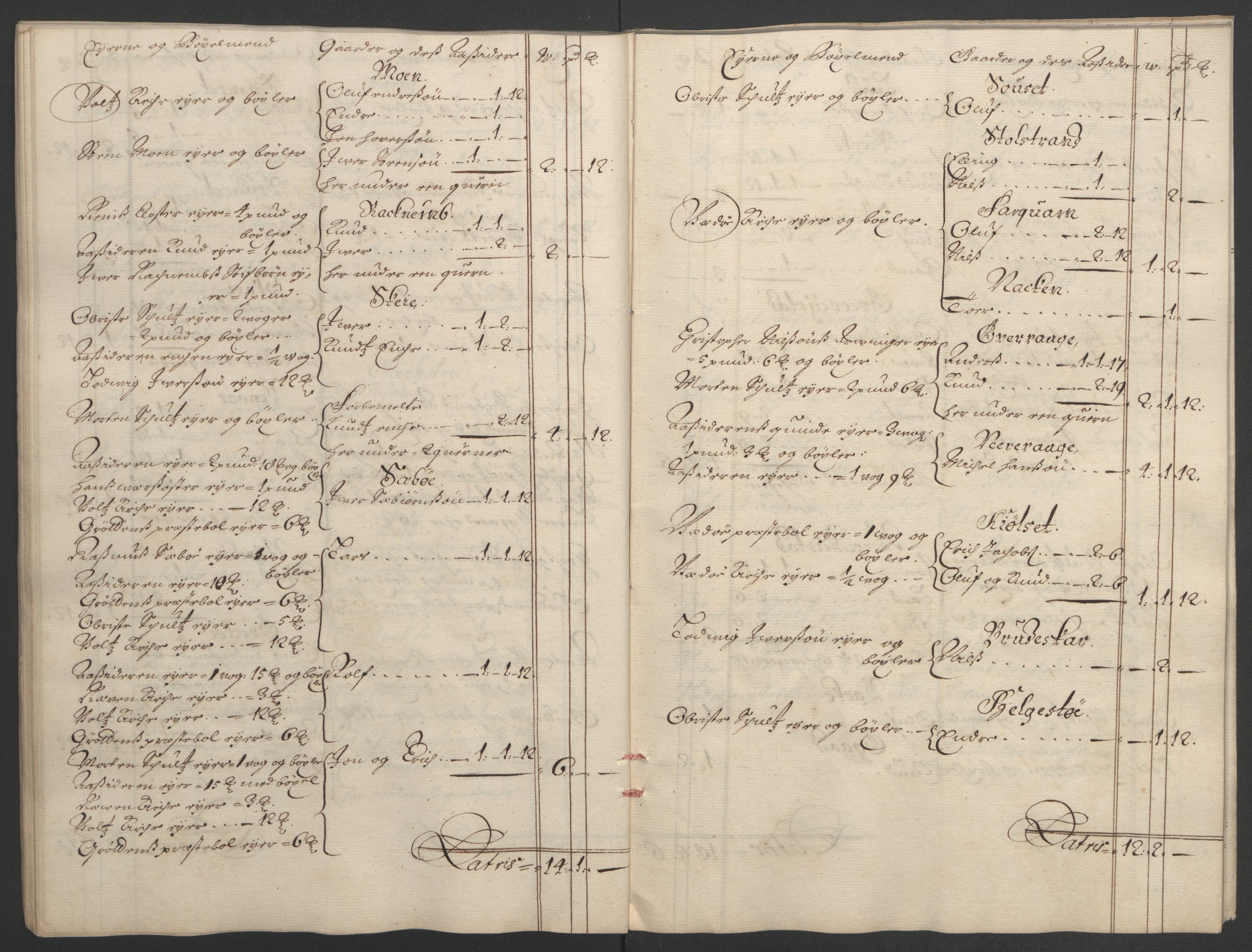 Rentekammeret inntil 1814, Reviderte regnskaper, Fogderegnskap, AV/RA-EA-4092/R55/L3650: Fogderegnskap Romsdal, 1692, p. 46