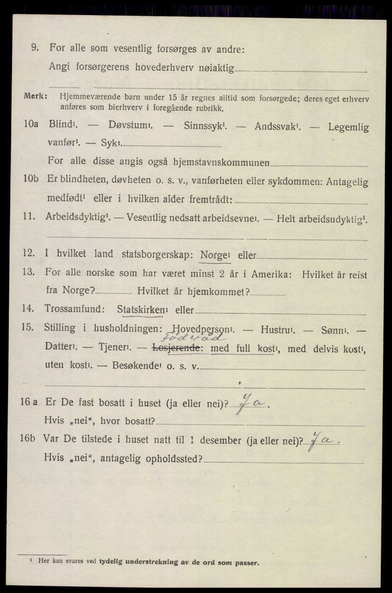 SAH, 1920 census for Sør-Aurdal, 1920, p. 6260