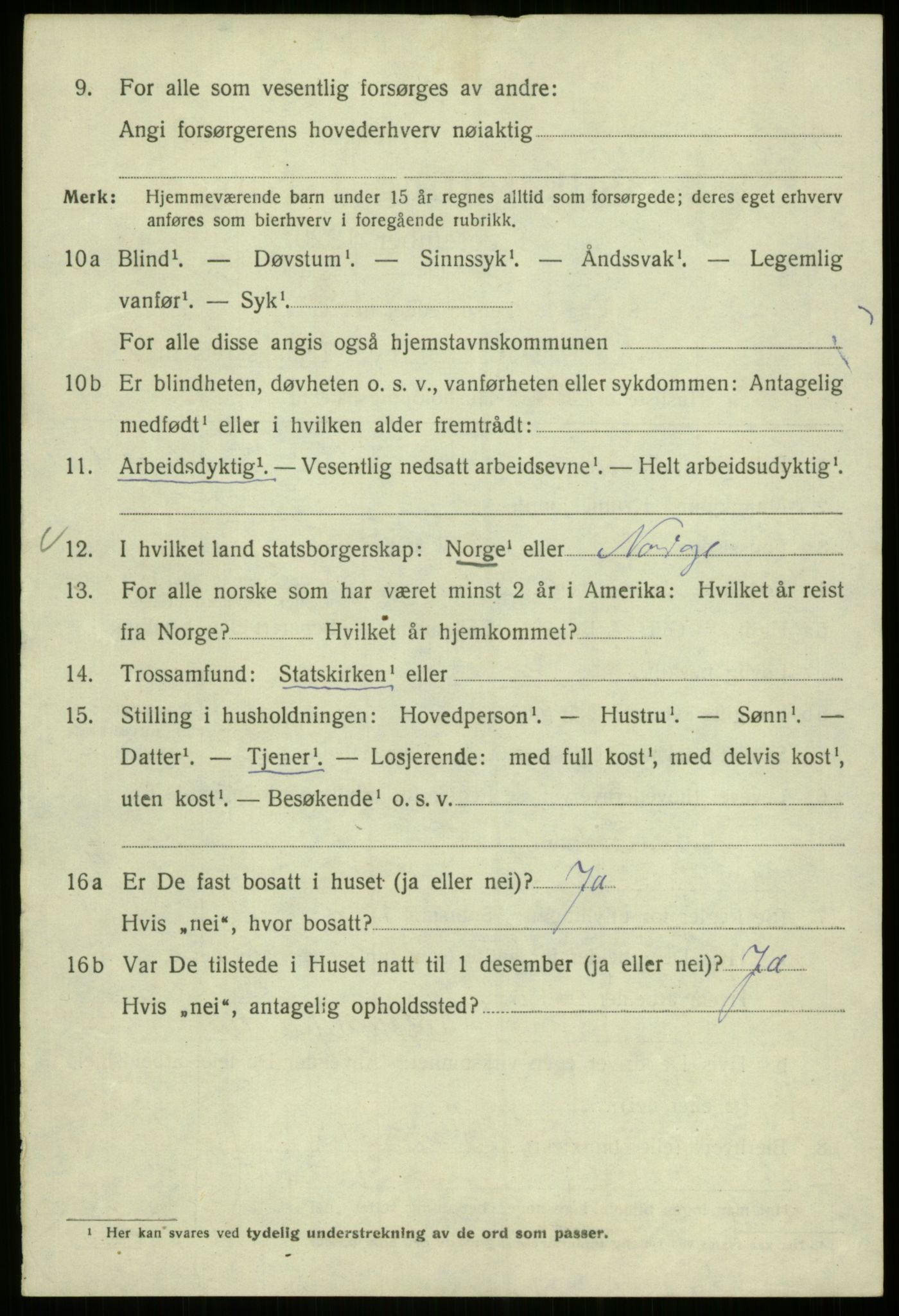 SAB, 1920 census for Bergen, 1920, p. 184777