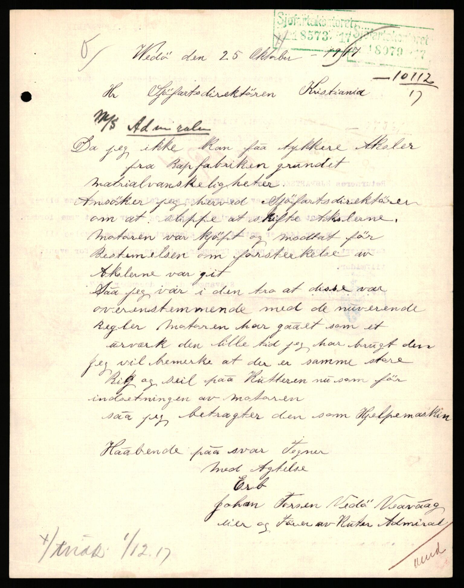 Sjøfartsdirektoratet med forløpere, skipsmapper slettede skip, AV/RA-S-4998/F/Fa/L0005: --, 1864-1933, p. 538