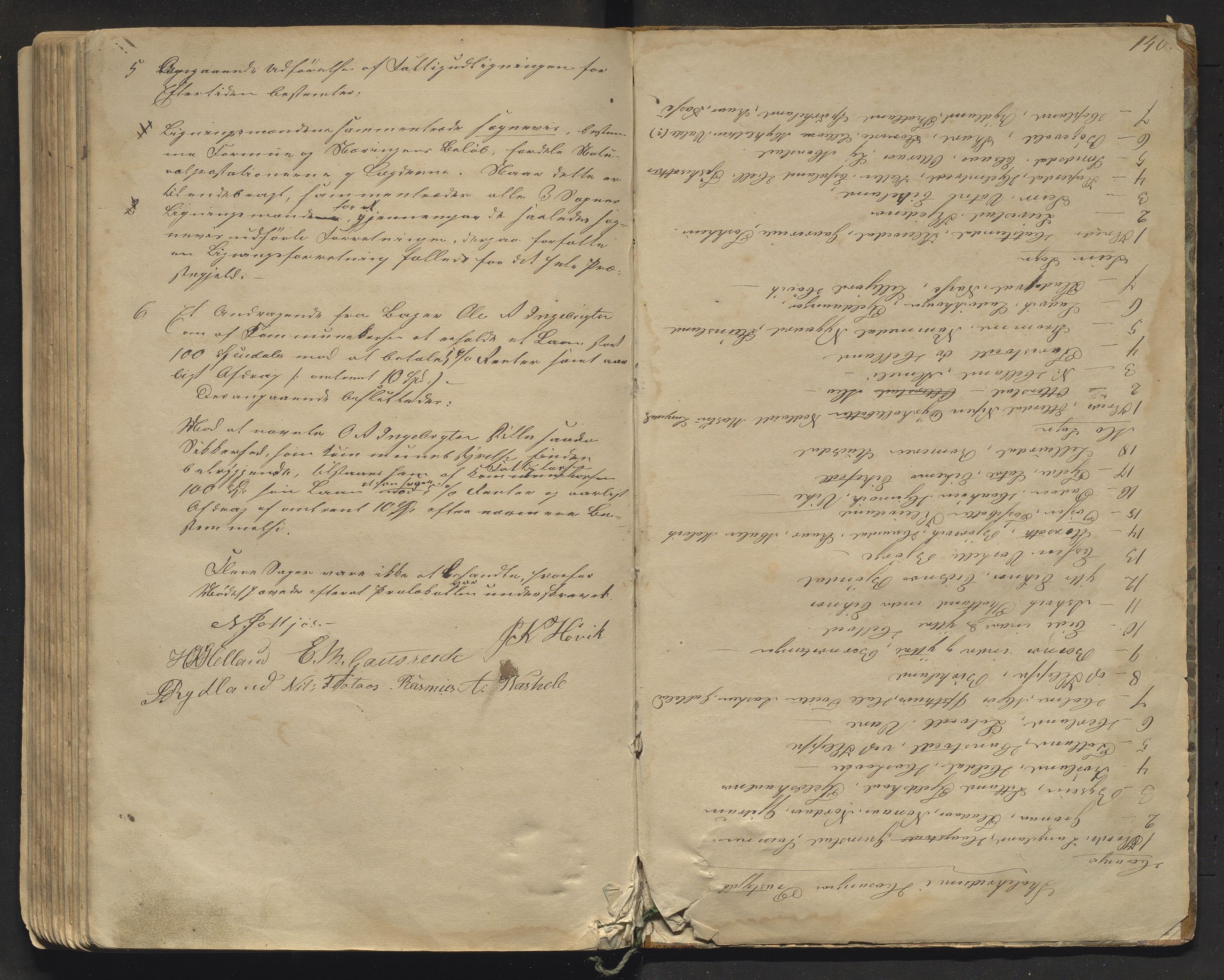 Hosanger kommune. Formannskapet, IKAH/1253a-021/A/Aa/L0001: Møtebok for Hosanger formannskap og heradsstyre, 1838-1867, p. 140