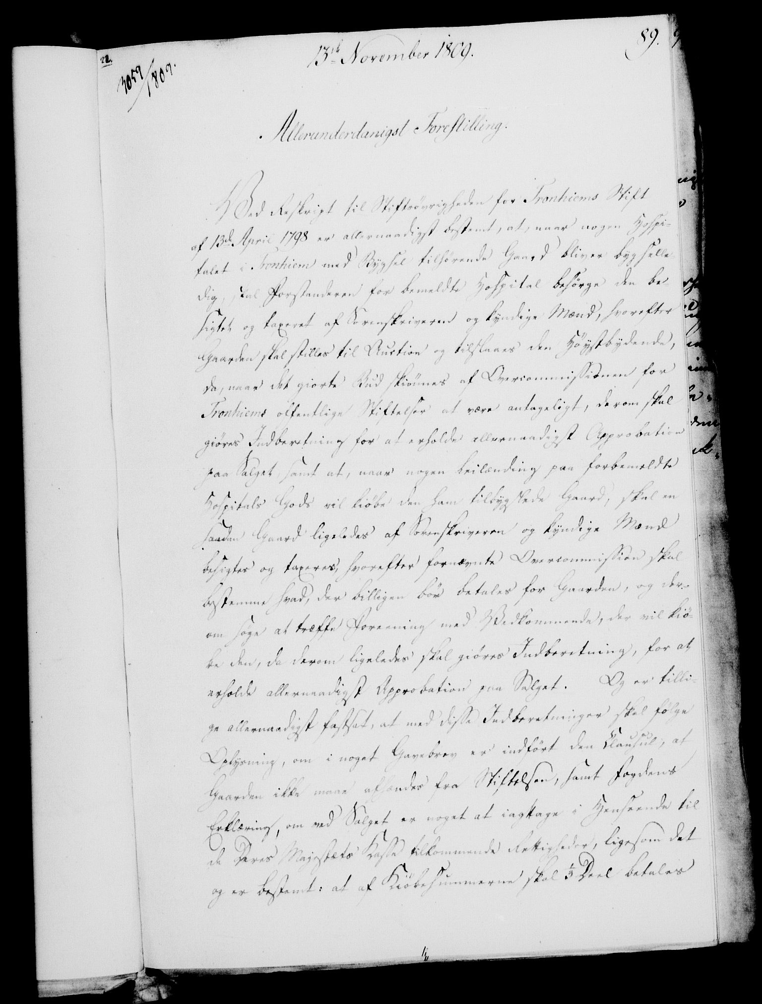 Rentekammeret, Kammerkanselliet, AV/RA-EA-3111/G/Gf/Gfa/L0091: Norsk relasjons- og resolusjonsprotokoll (merket RK 52.91), 1809, p. 354