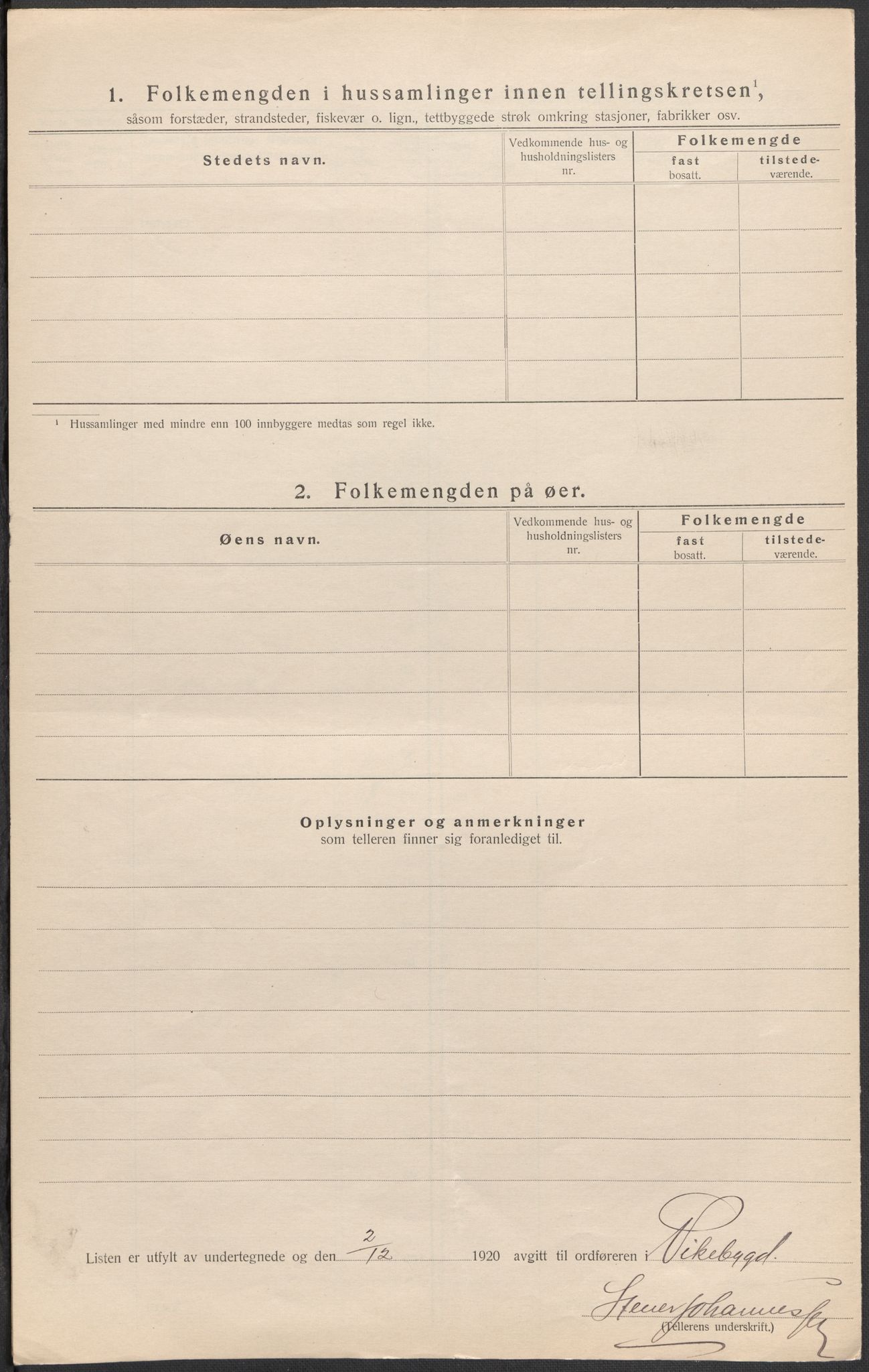 SAB, 1920 census for Vikebygd, 1920, p. 17