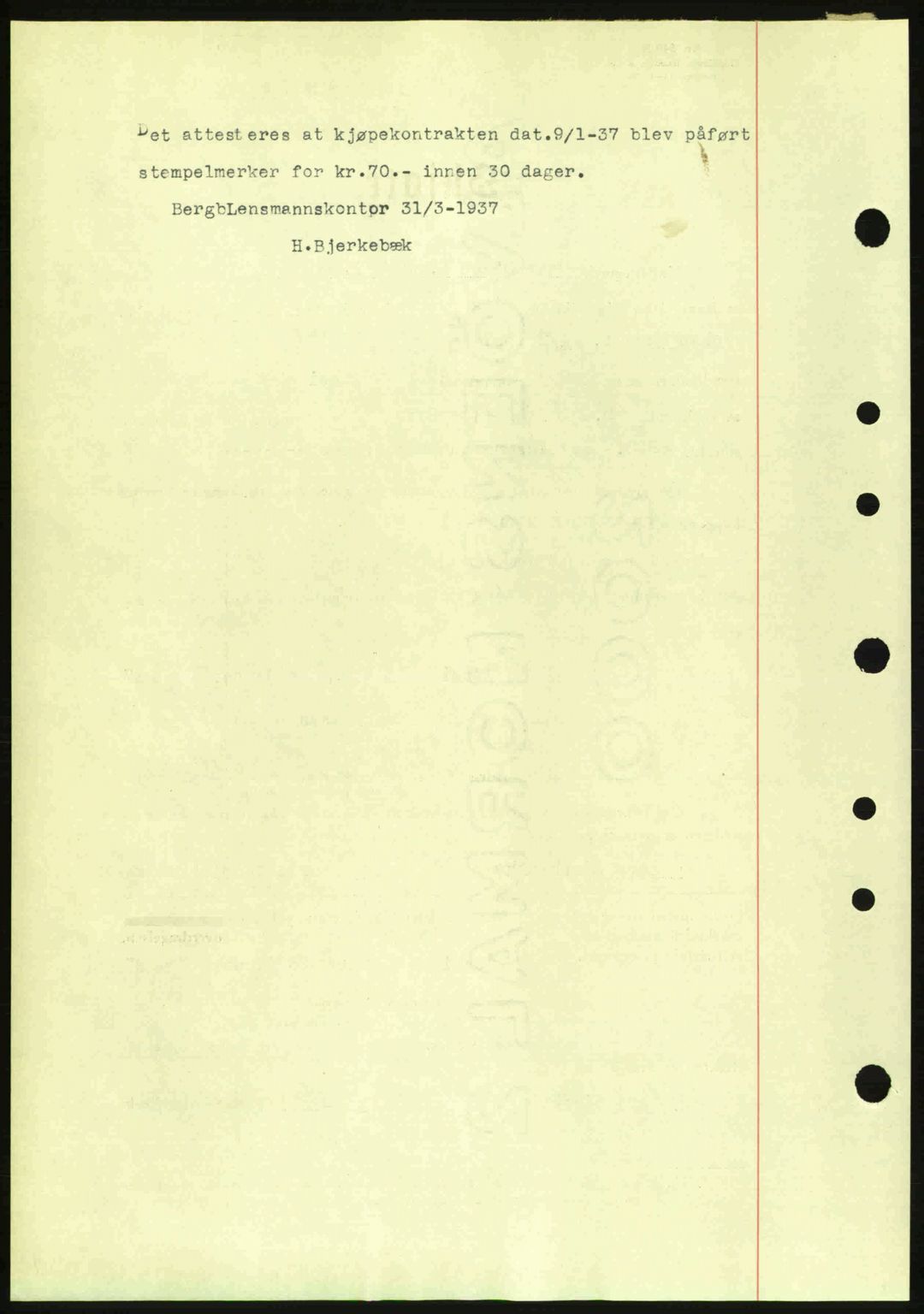 Idd og Marker sorenskriveri, AV/SAO-A-10283/G/Gb/Gbb/L0001: Mortgage book no. A1, 1936-1937, Diary no: : 338/1937