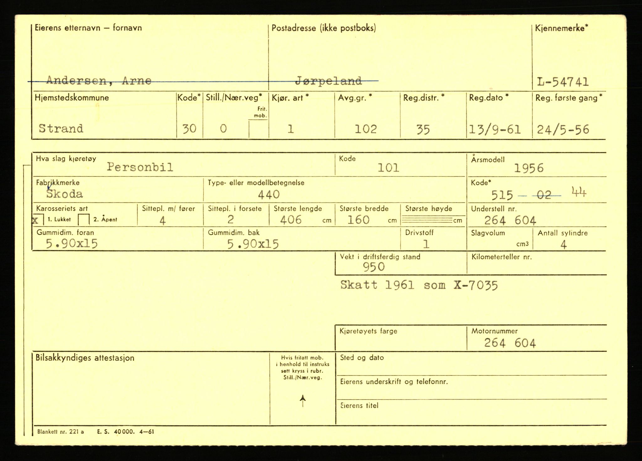 Stavanger trafikkstasjon, AV/SAST-A-101942/0/F/L0054: L-54200 - L-55699, 1930-1971, p. 1125