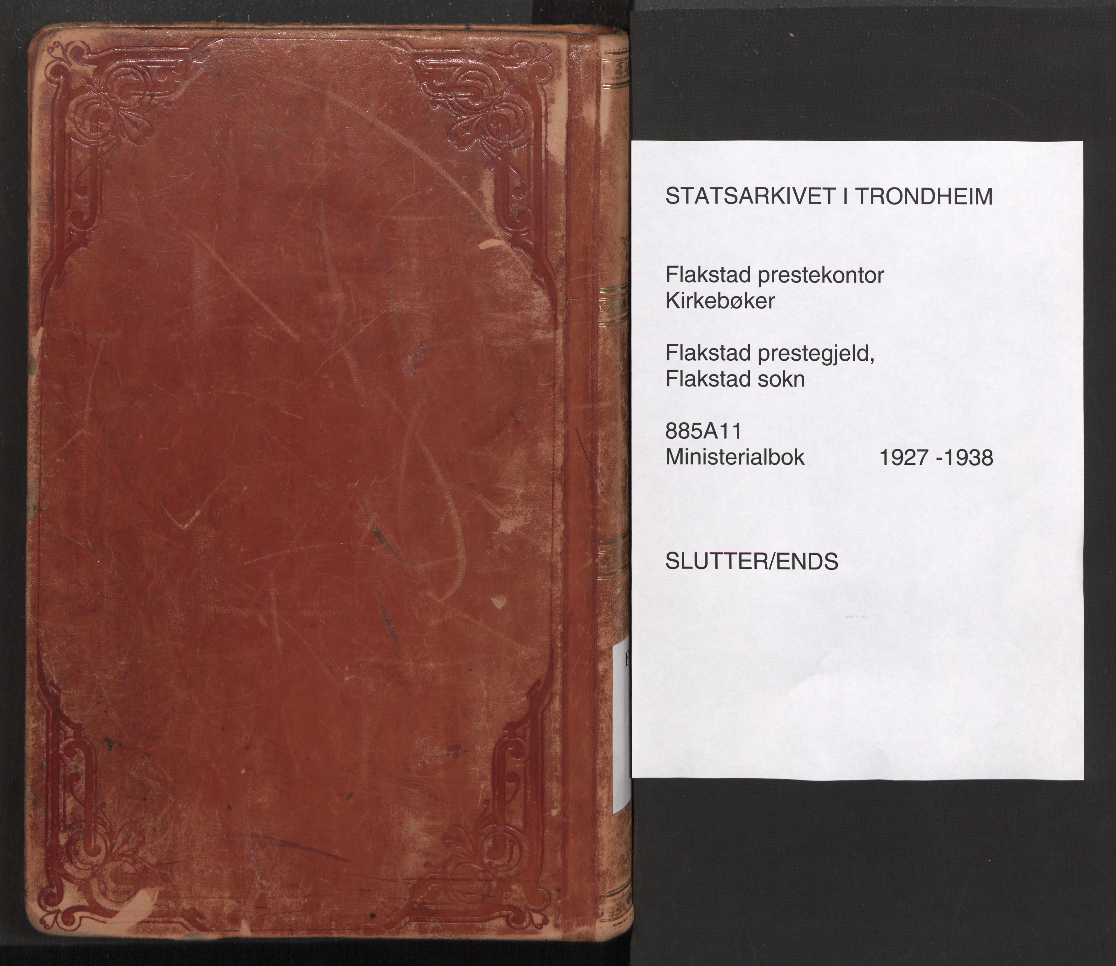 Ministerialprotokoller, klokkerbøker og fødselsregistre - Nordland, AV/SAT-A-1459/885/L1211: Parish register (official) no. 885A11, 1927-1938