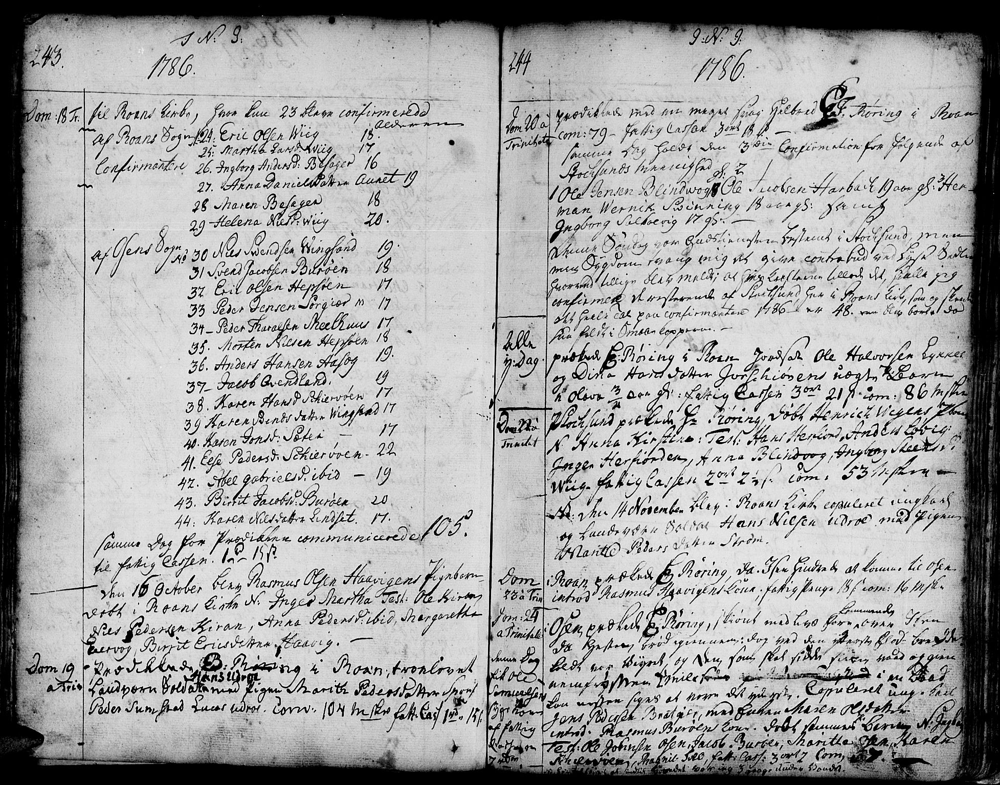 Ministerialprotokoller, klokkerbøker og fødselsregistre - Sør-Trøndelag, SAT/A-1456/657/L0700: Parish register (official) no. 657A01, 1732-1801, p. 343-344
