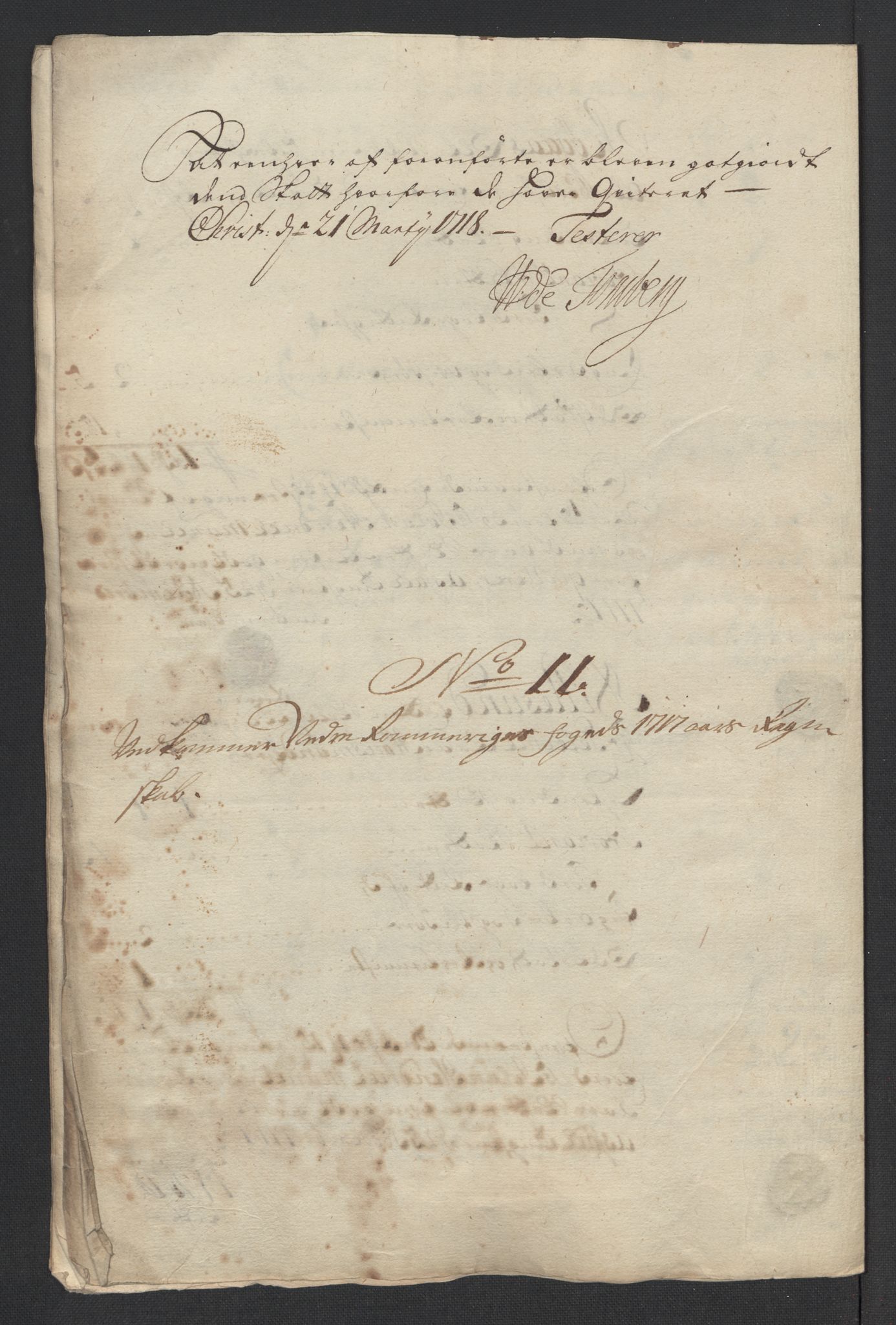 Rentekammeret inntil 1814, Reviderte regnskaper, Fogderegnskap, RA/EA-4092/R11/L0599: Fogderegnskap Nedre Romerike, 1717, p. 262