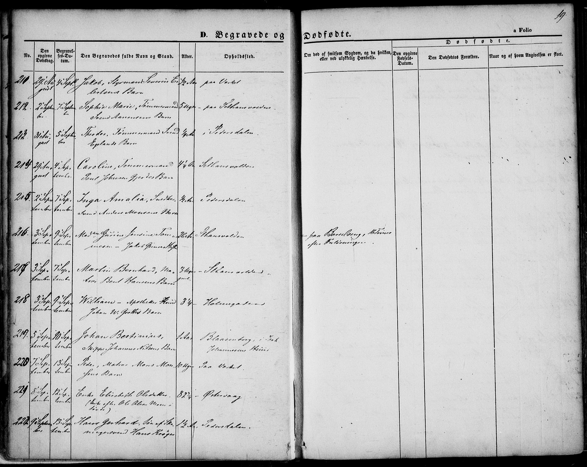 St. Petri sokneprestkontor, AV/SAST-A-101813/001/30/30BA/L0003: Parish register (official) no. A 3, 1861-1872, p. 19