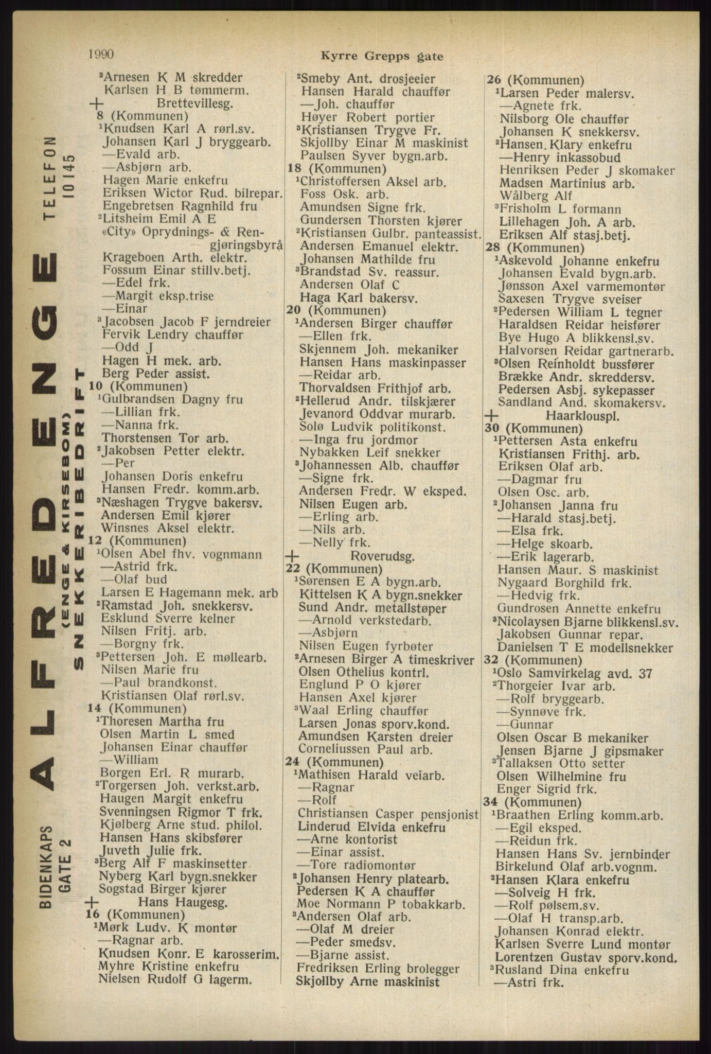 Kristiania/Oslo adressebok, PUBL/-, 1937, p. 1990