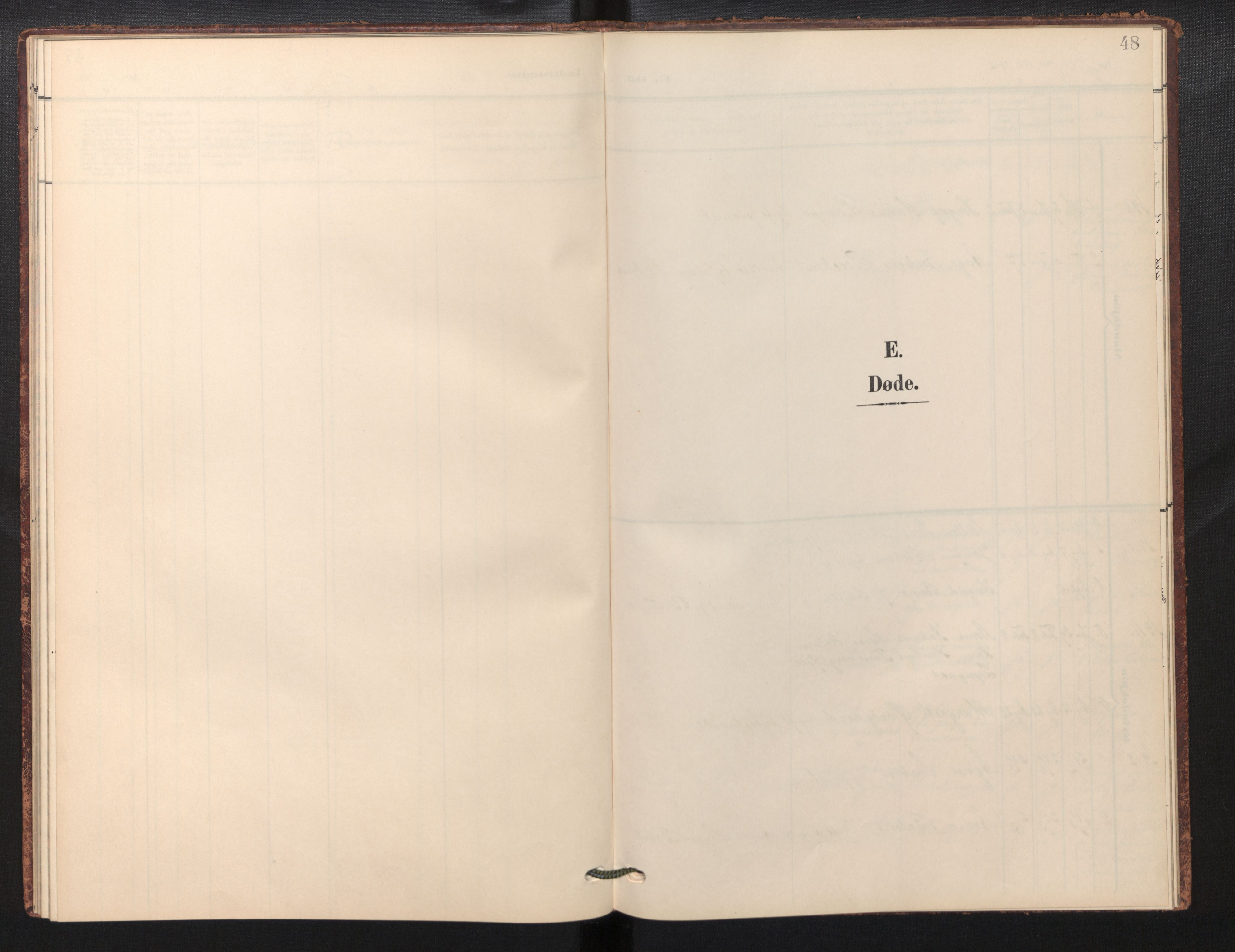 Den norske sjømannsmisjon i utlandet / Berlin, AV/SAB-SAB/PA-0360/H/Ha/L0001: Parish register (official) no. A 1, 1905-1955, p. 47b-48a