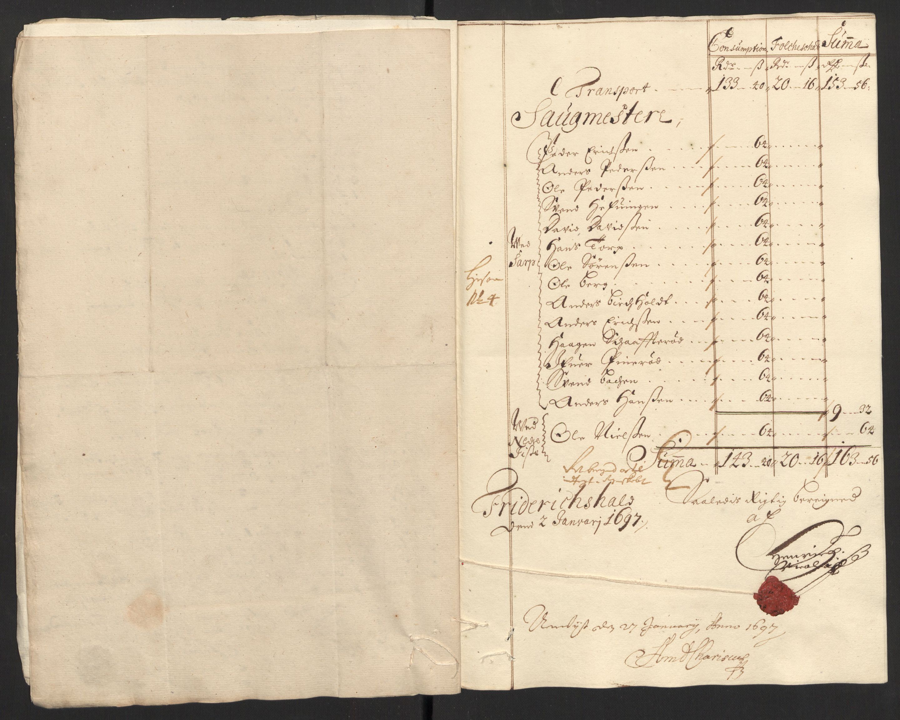 Rentekammeret inntil 1814, Reviderte regnskaper, Fogderegnskap, AV/RA-EA-4092/R01/L0013: Fogderegnskap Idd og Marker, 1696-1698, p. 132