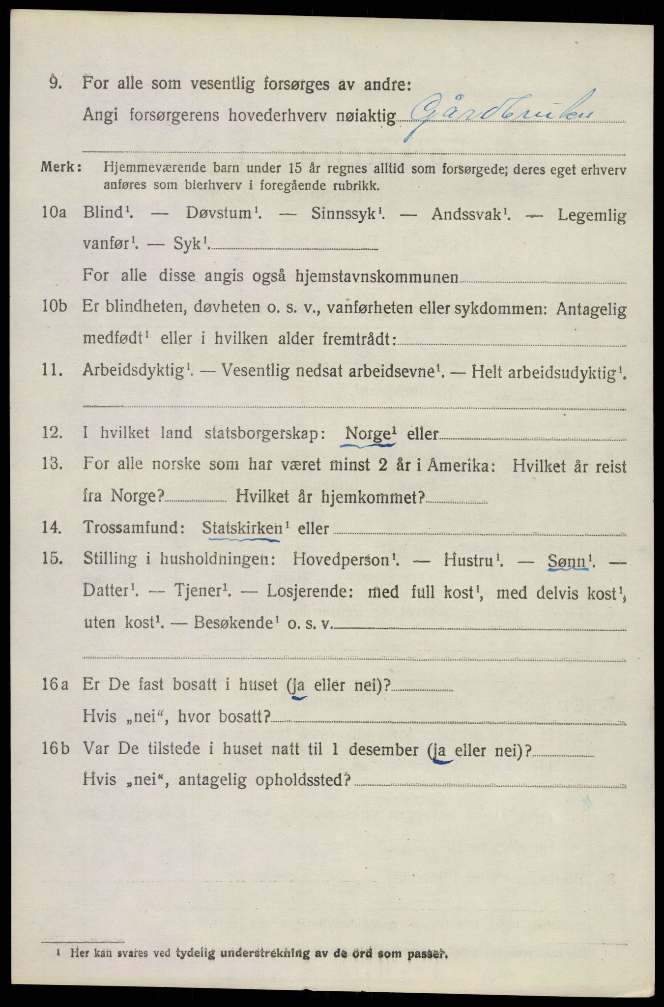 SAKO, 1920 census for Andebu, 1920, p. 5731