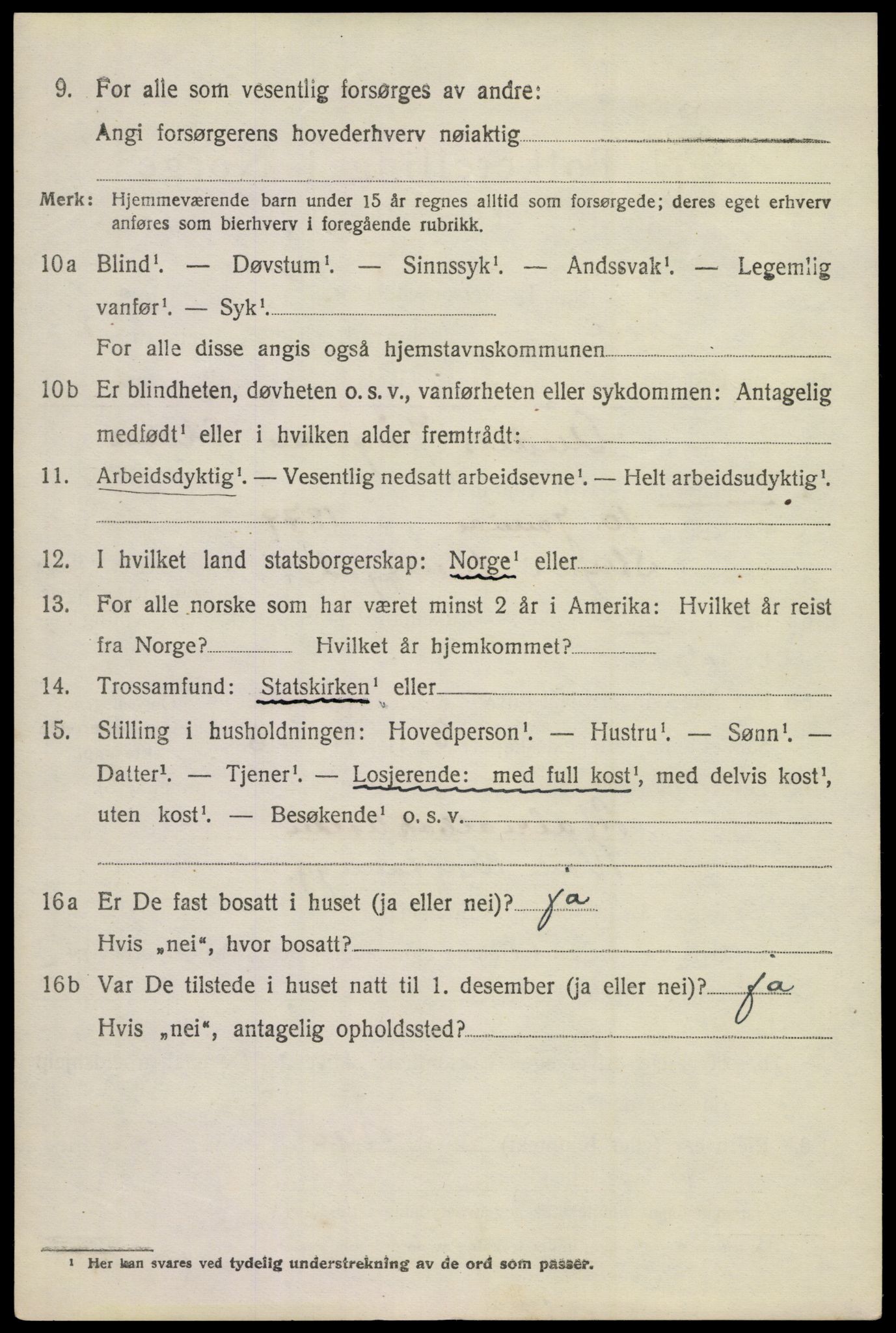 SAKO, 1920 census for Nore, 1920, p. 4035