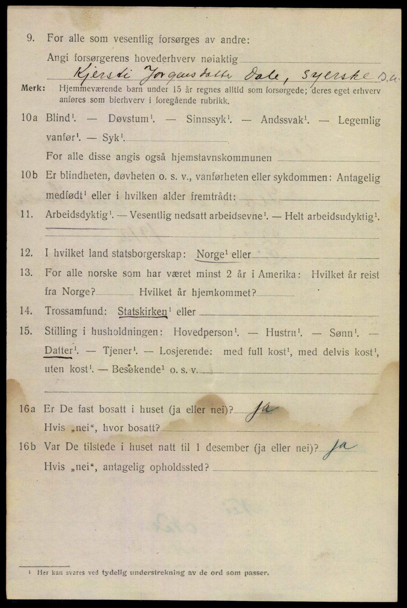 SAKO, 1920 census for Larvik, 1920, p. 22551