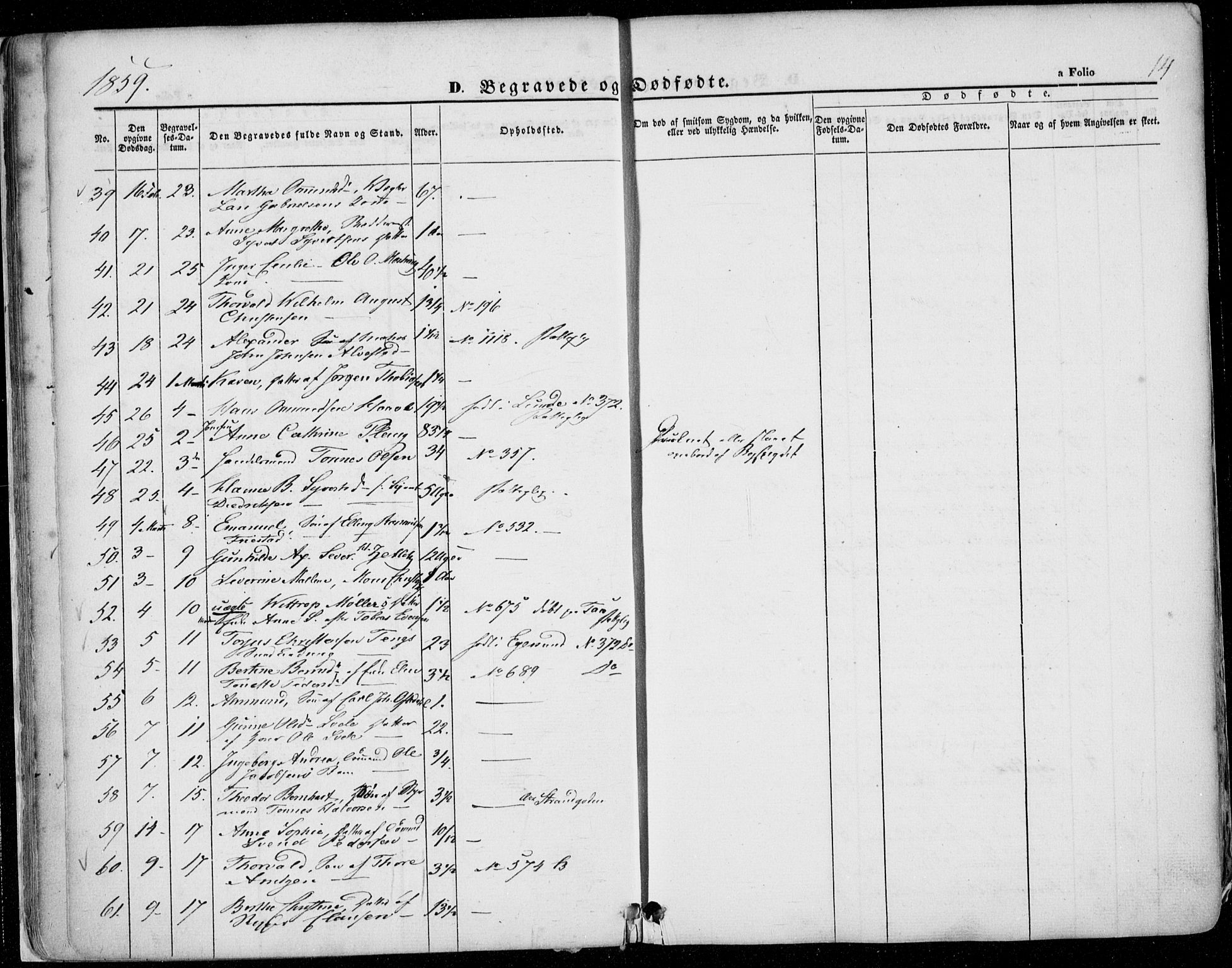 Domkirken sokneprestkontor, AV/SAST-A-101812/001/30/30BA/L0020: Parish register (official) no. A 19, 1858-1877, p. 14