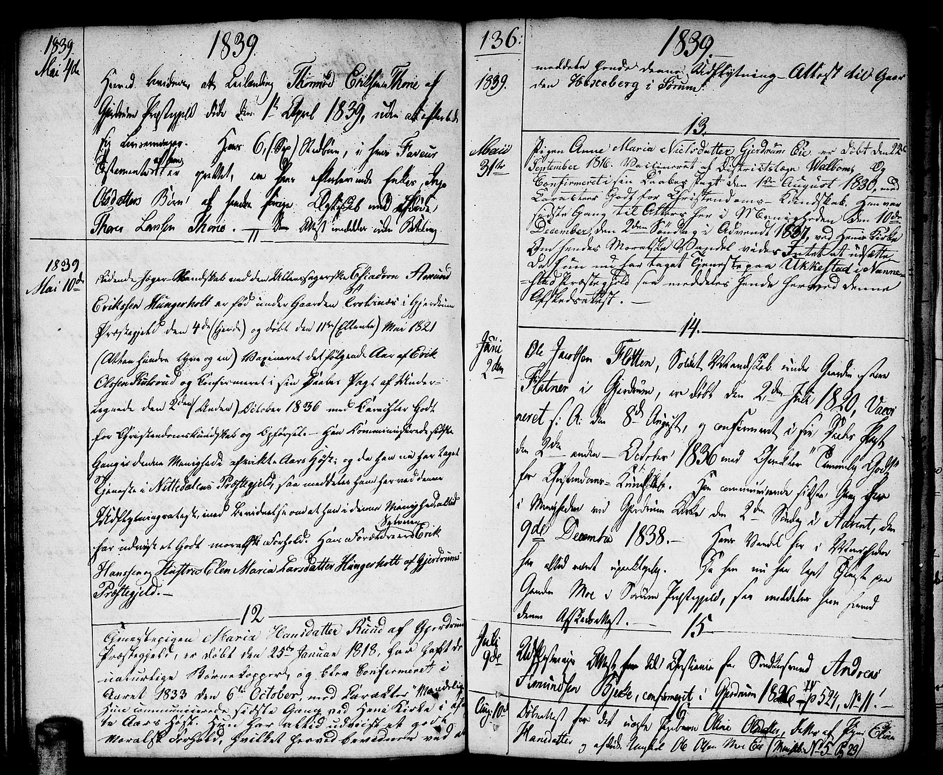 Gjerdrum prestekontor Kirkebøker, SAO/A-10412b/F/Fa/L0003: Parish register (official) no. I 3, 1798-1815, p. 136