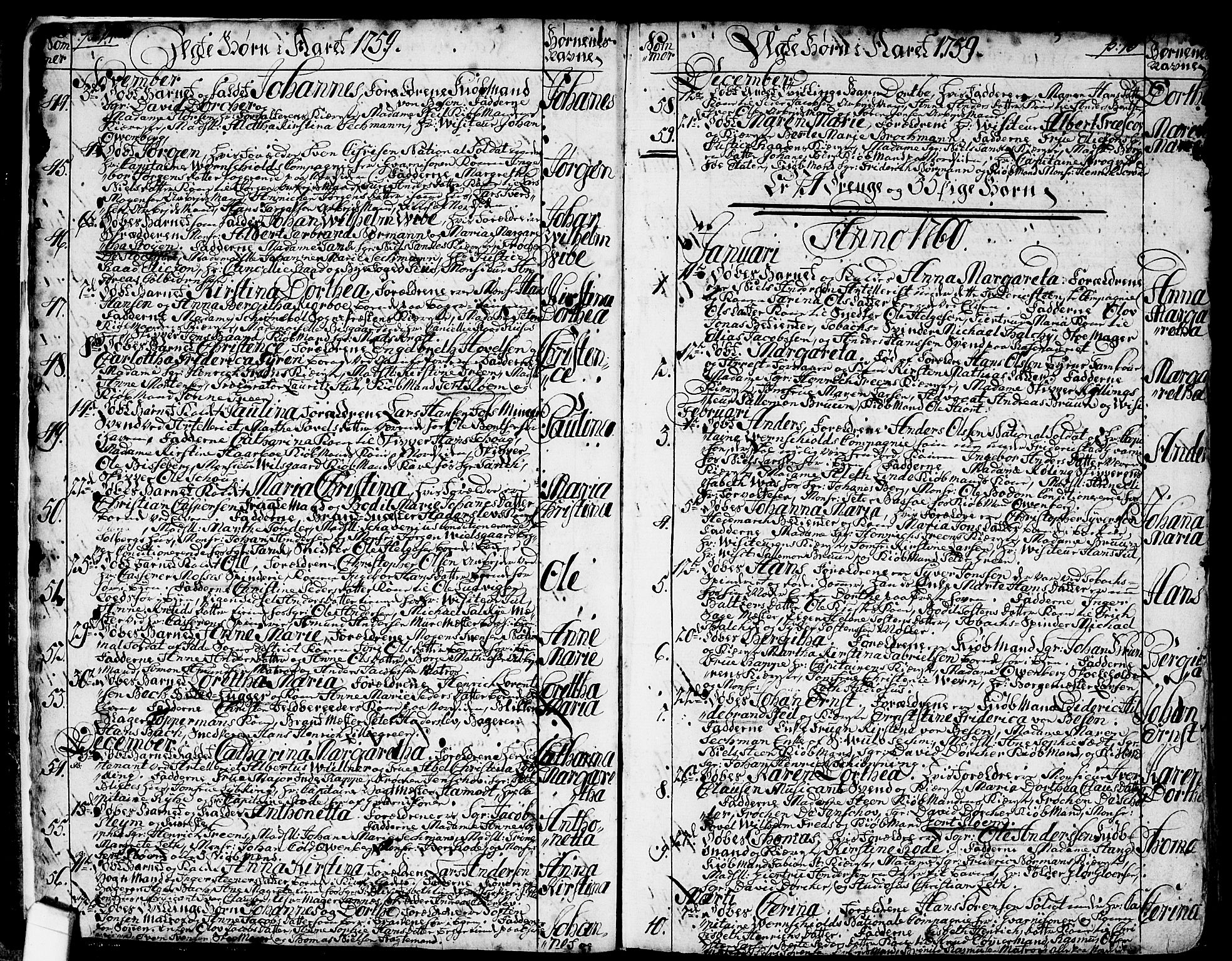 Halden prestekontor Kirkebøker, SAO/A-10909/F/Fa/L0001: Parish register (official) no. I 1, 1758-1791, p. 14-15