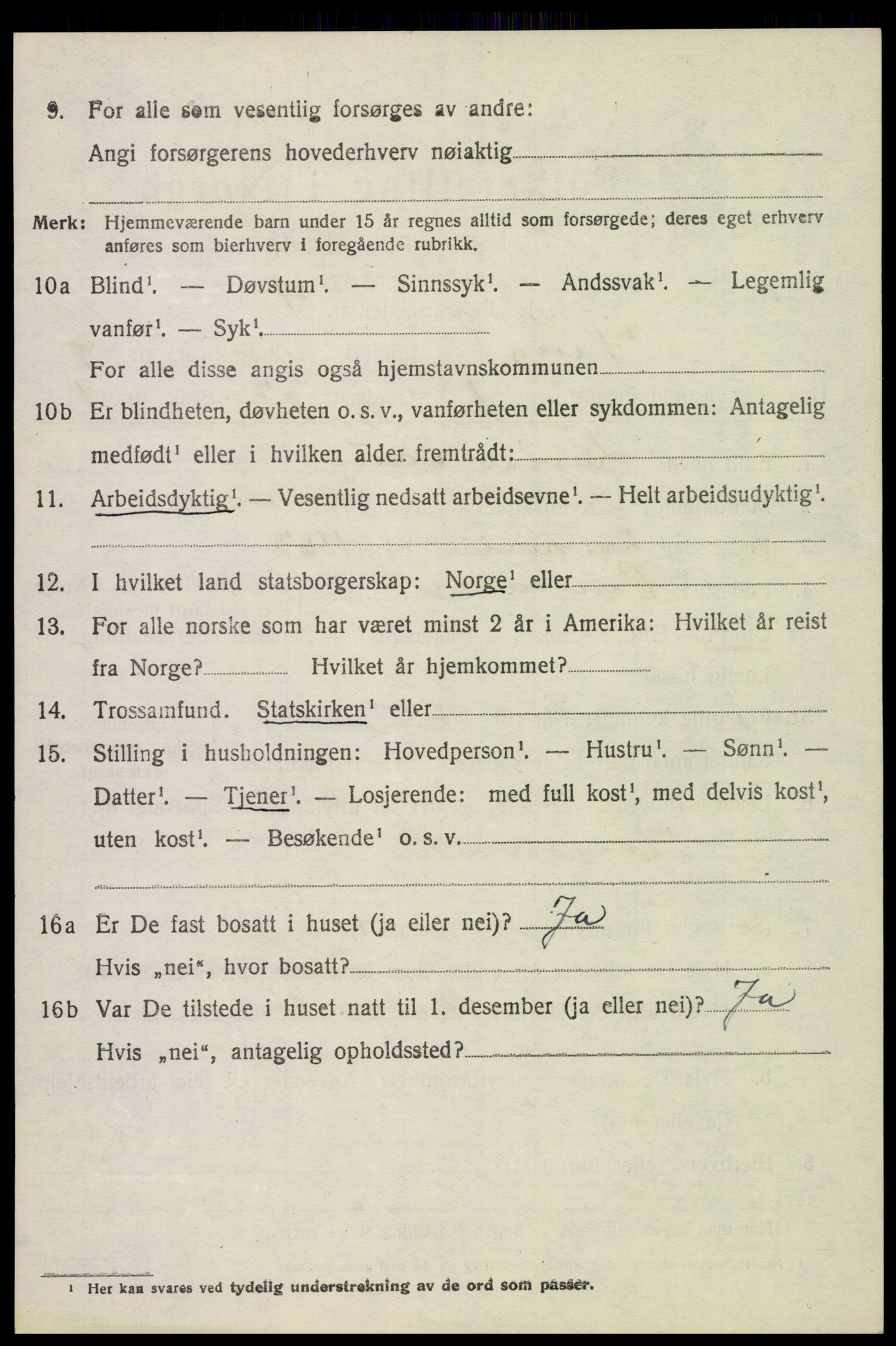 SAH, 1920 census for Vang (Hedmark), 1920, p. 18096