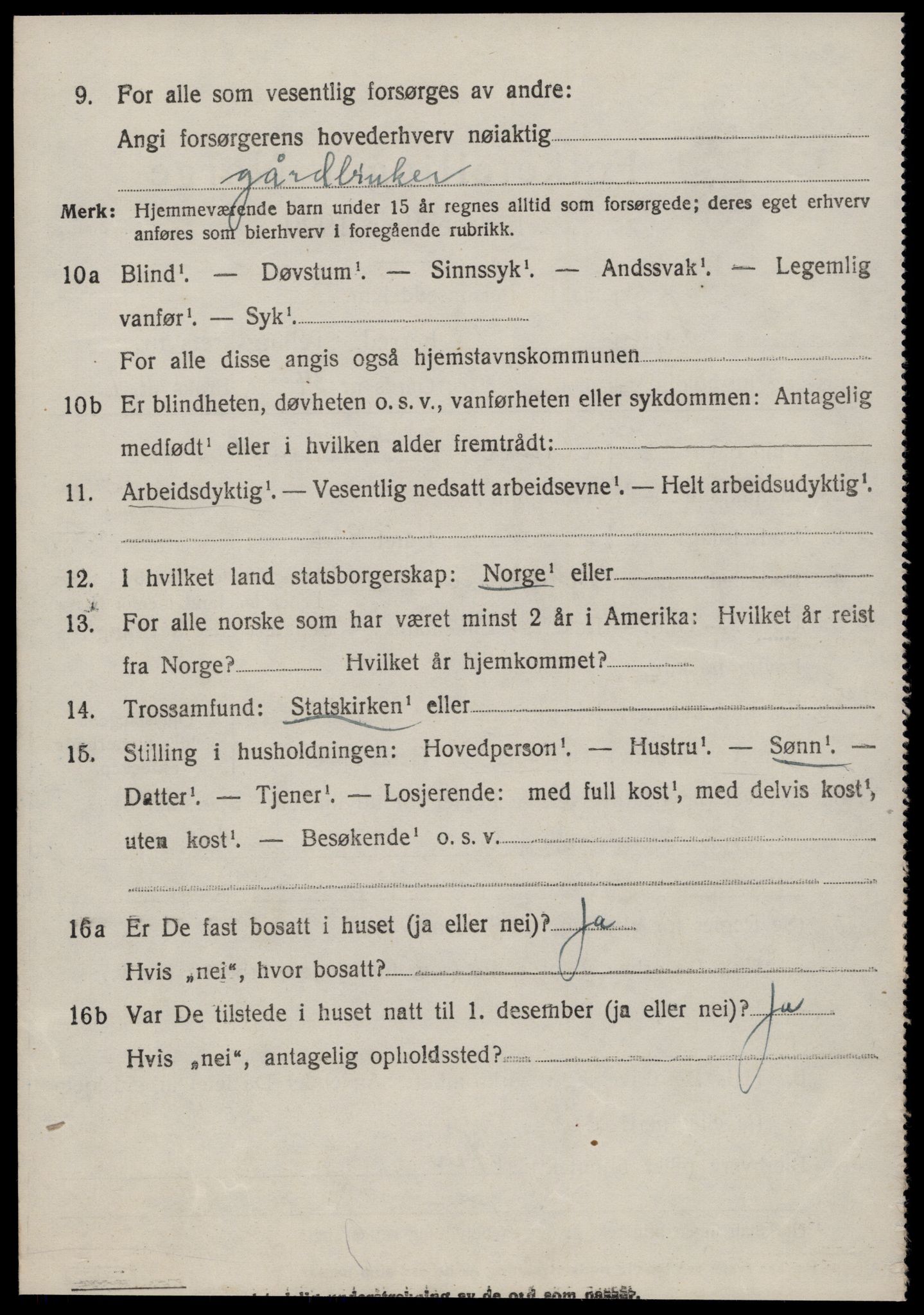 SAT, 1920 census for Sykkylven, 1920, p. 3206