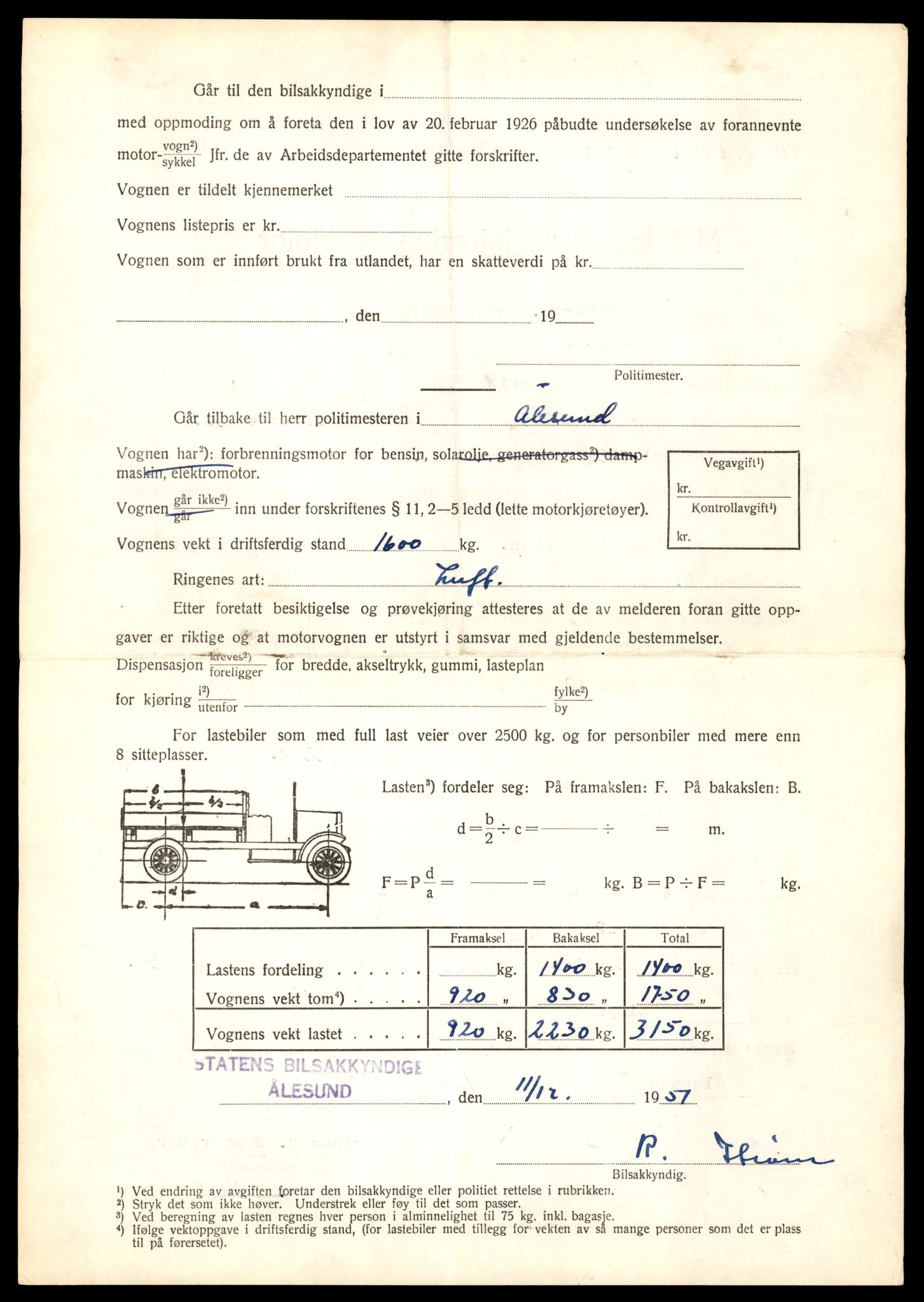 Møre og Romsdal vegkontor - Ålesund trafikkstasjon, SAT/A-4099/F/Fe/L0036: Registreringskort for kjøretøy T 12831 - T 13030, 1927-1998, p. 234