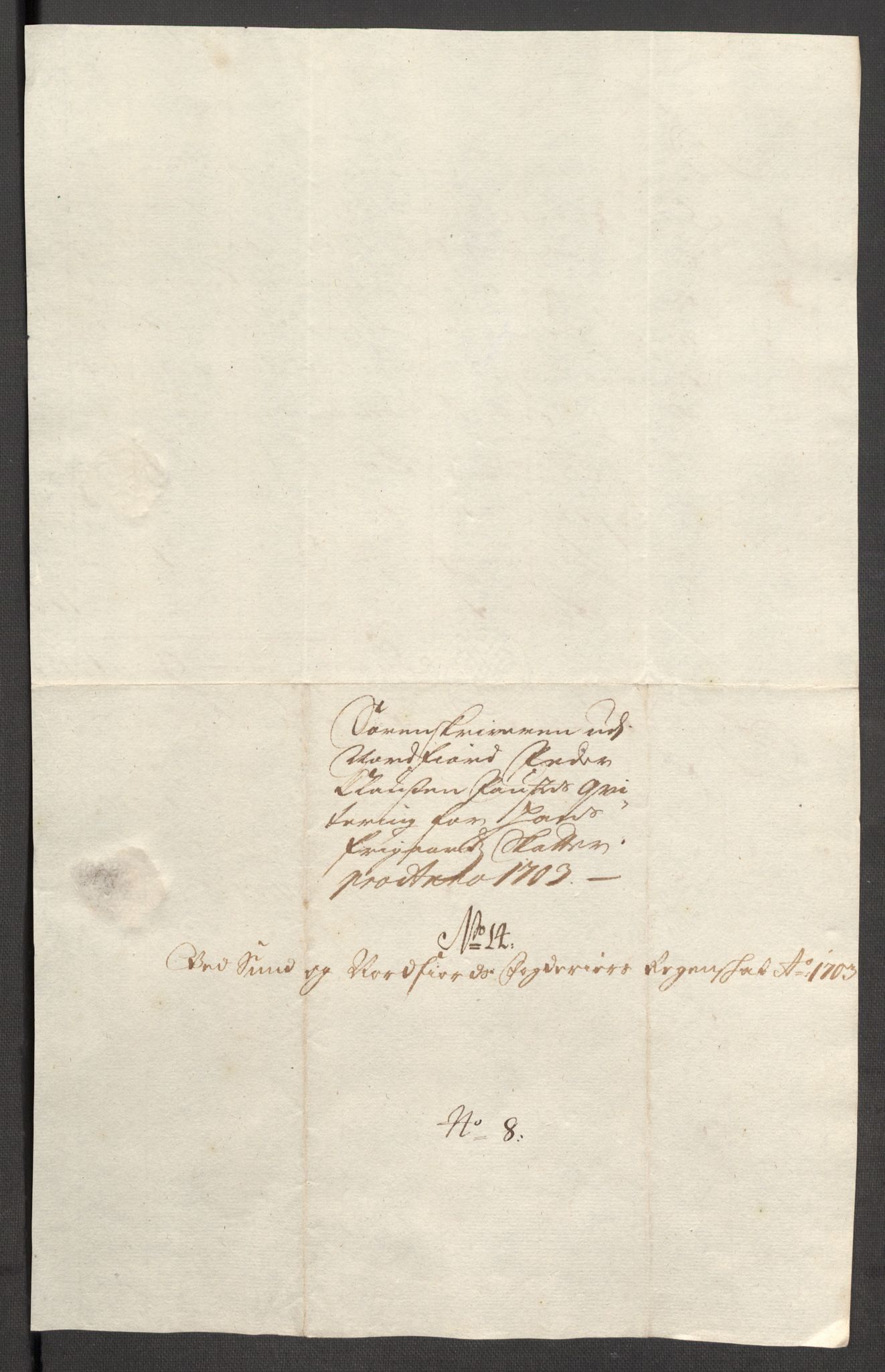 Rentekammeret inntil 1814, Reviderte regnskaper, Fogderegnskap, AV/RA-EA-4092/R53/L3427: Fogderegnskap Sunn- og Nordfjord, 1703, p. 273