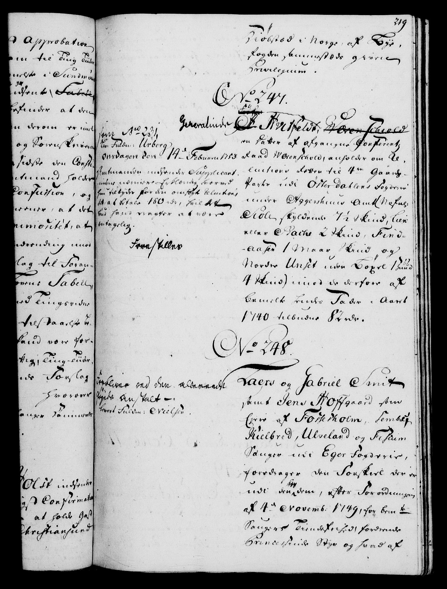 Rentekammeret, Kammerkanselliet, RA/EA-3111/G/Gh/Gha/L0031: Norsk ekstraktmemorialprotokoll (merket RK 53.76), 1751-1753, p. 219
