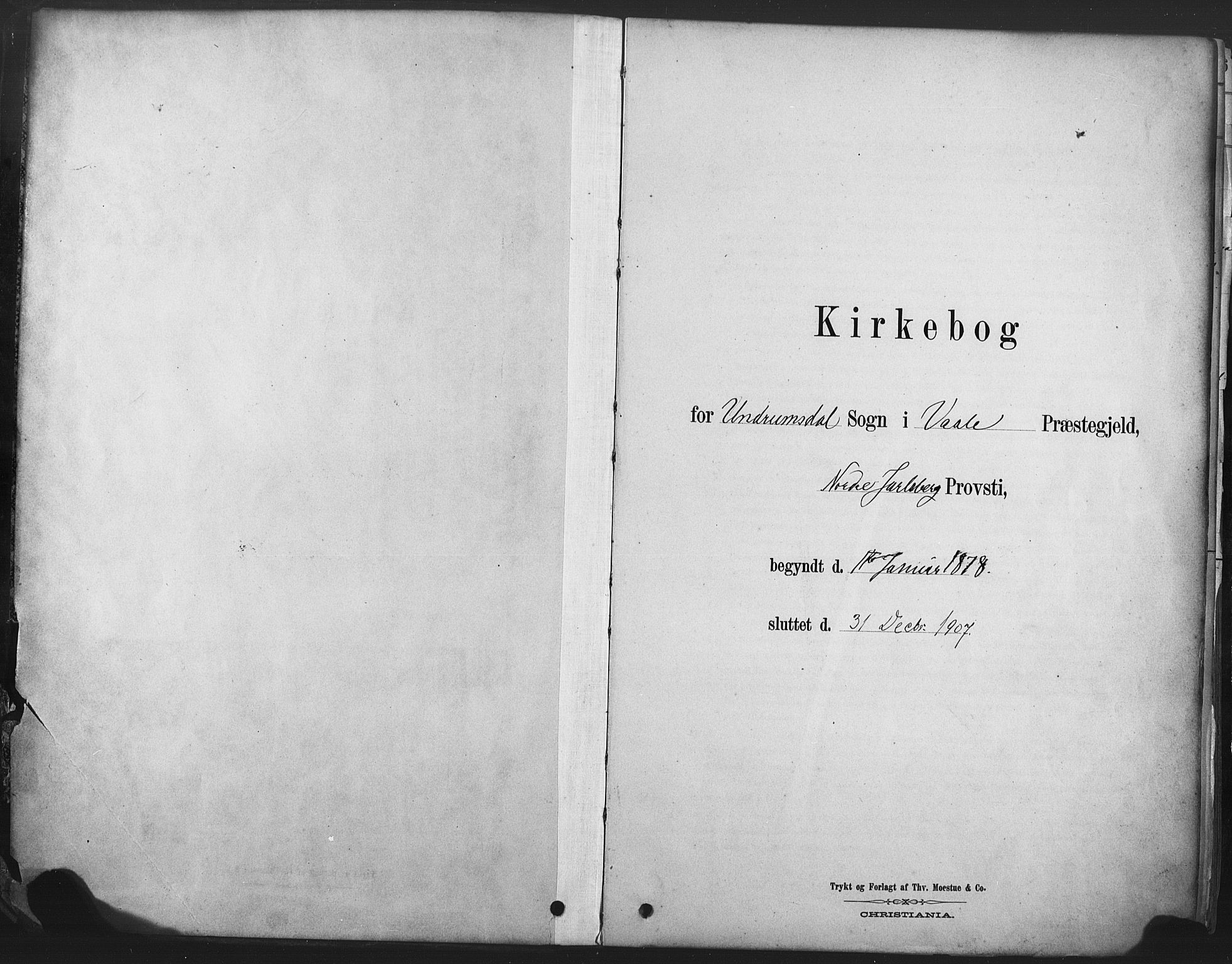 Våle kirkebøker, AV/SAKO-A-334/F/Fb/L0002: Parish register (official) no. II 2, 1878-1907