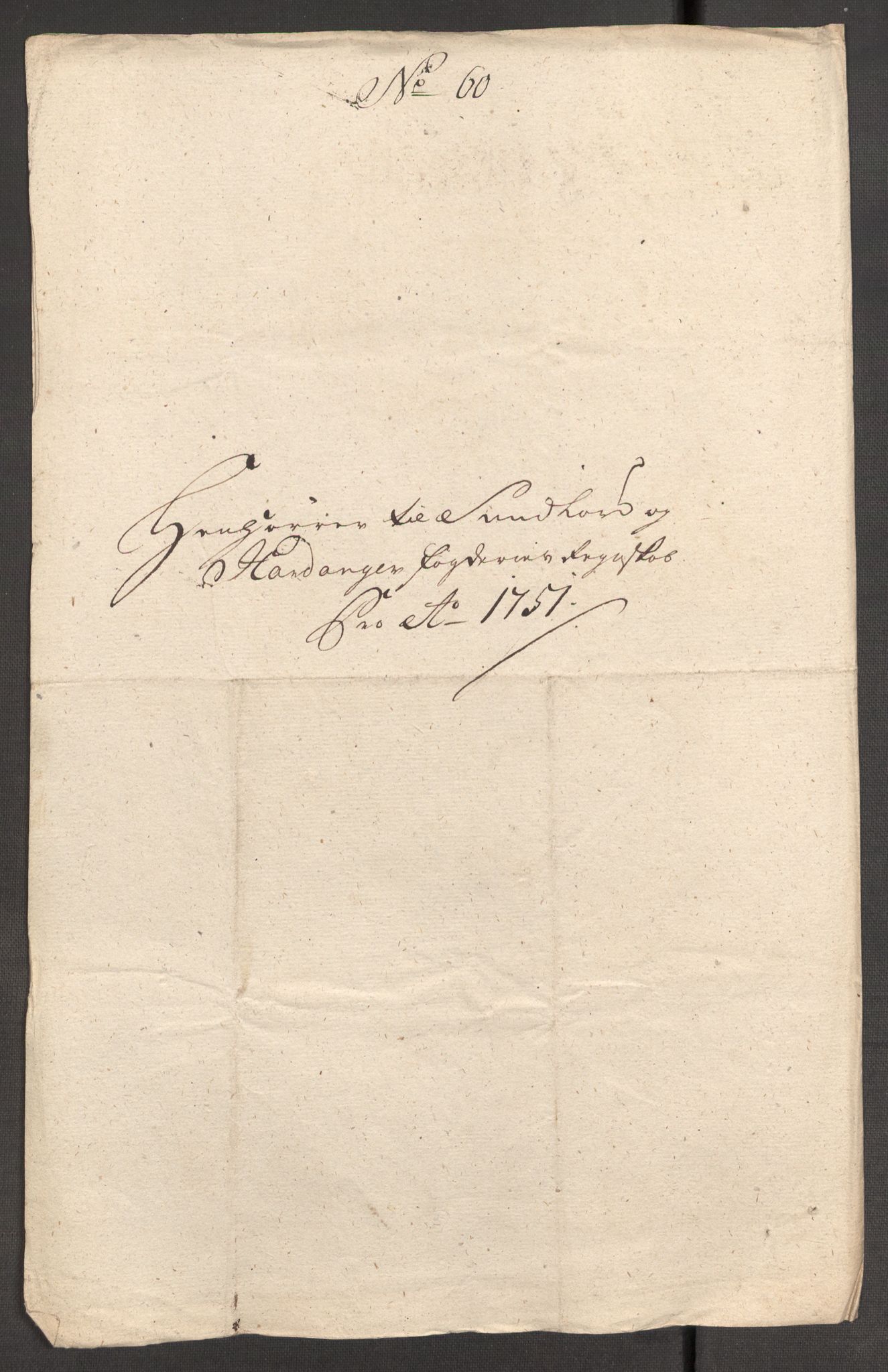 Rentekammeret inntil 1814, Reviderte regnskaper, Fogderegnskap, RA/EA-4092/R48/L3056: Fogderegnskap Sunnhordland og Hardanger, 1751, p. 432