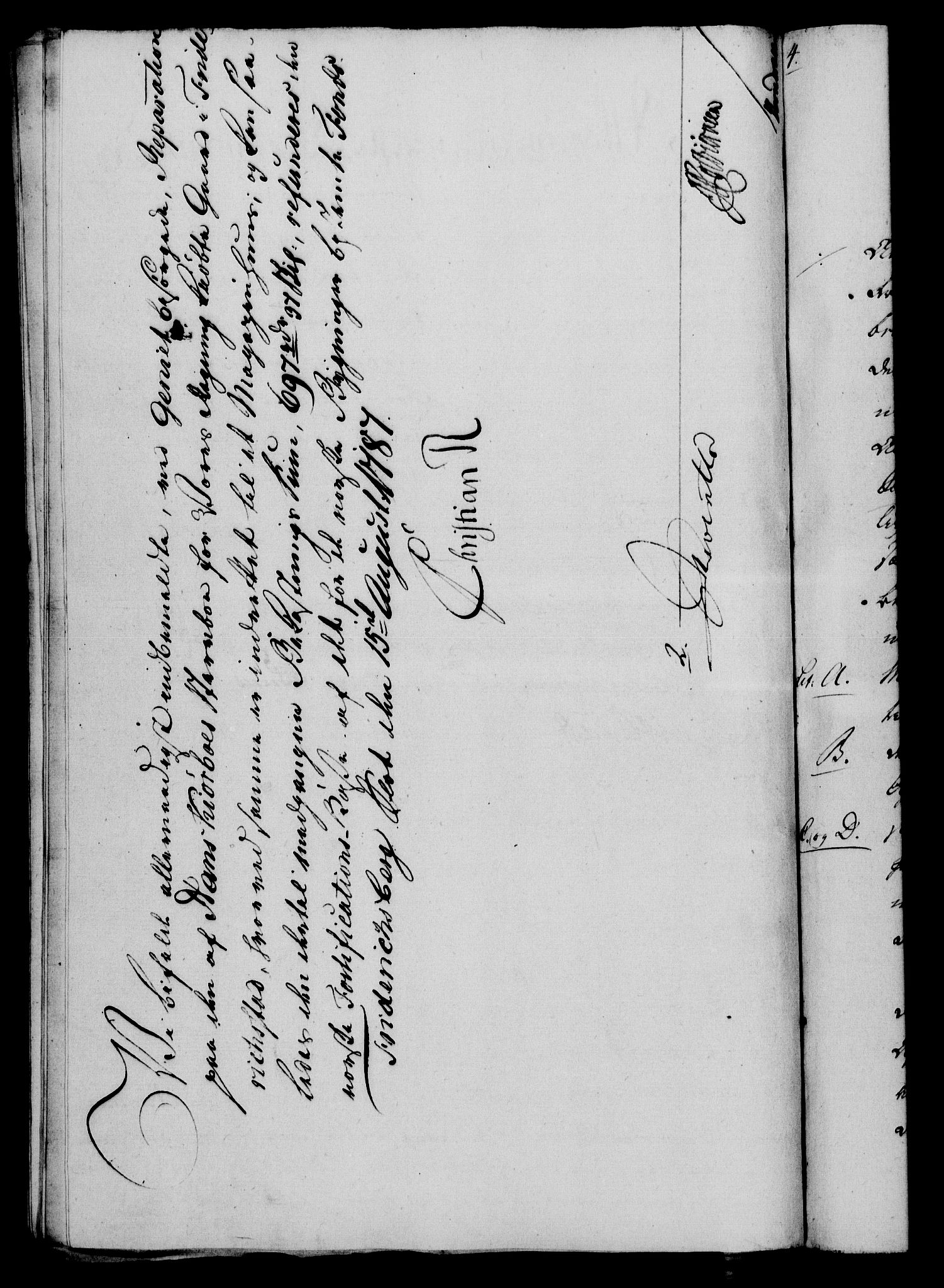 Rentekammeret, Kammerkanselliet, RA/EA-3111/G/Gf/Gfa/L0069: Norsk relasjons- og resolusjonsprotokoll (merket RK 52.69), 1787, p. 894