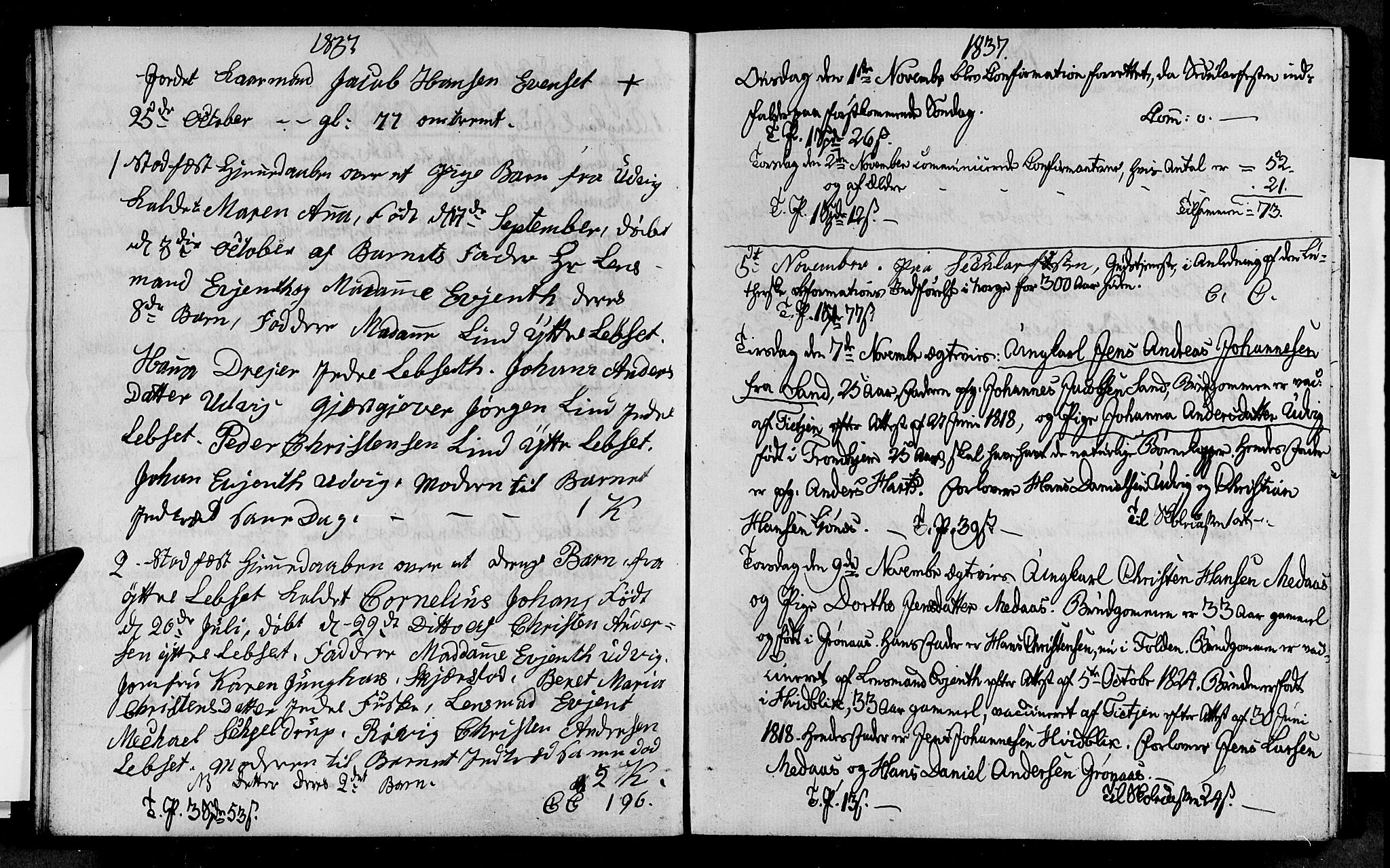 Ministerialprotokoller, klokkerbøker og fødselsregistre - Nordland, AV/SAT-A-1459/852/L0751: Parish register (copy) no. 852C02, 1837-1841