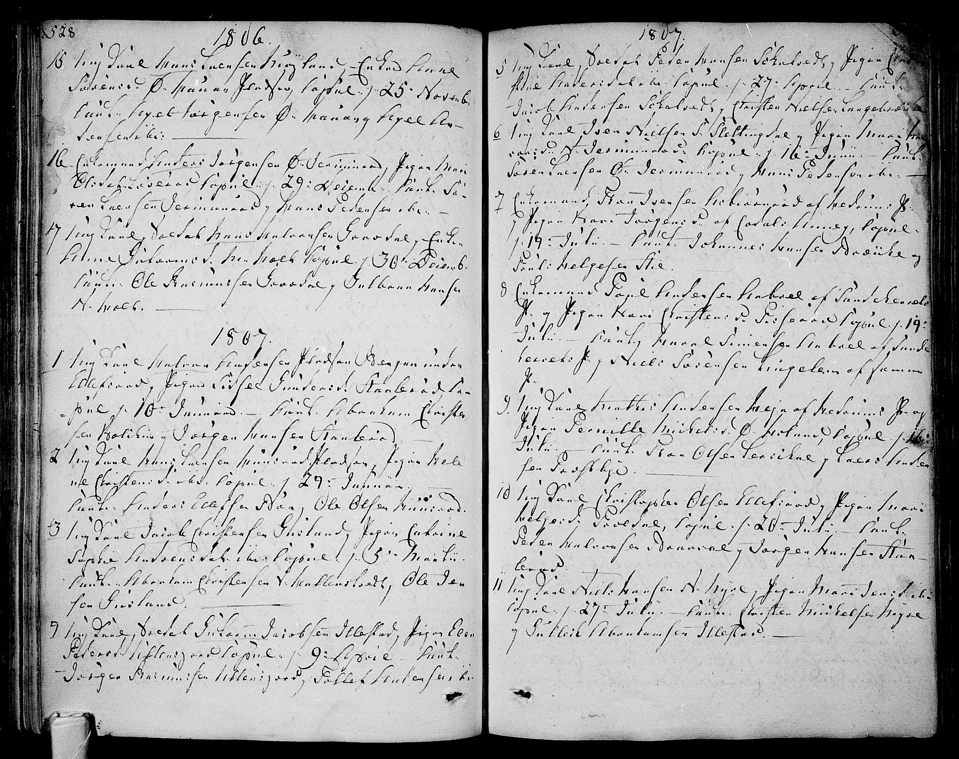 Andebu kirkebøker, AV/SAKO-A-336/F/Fa/L0003: Parish register (official) no. 3 /1, 1803-1828, p. 528-529