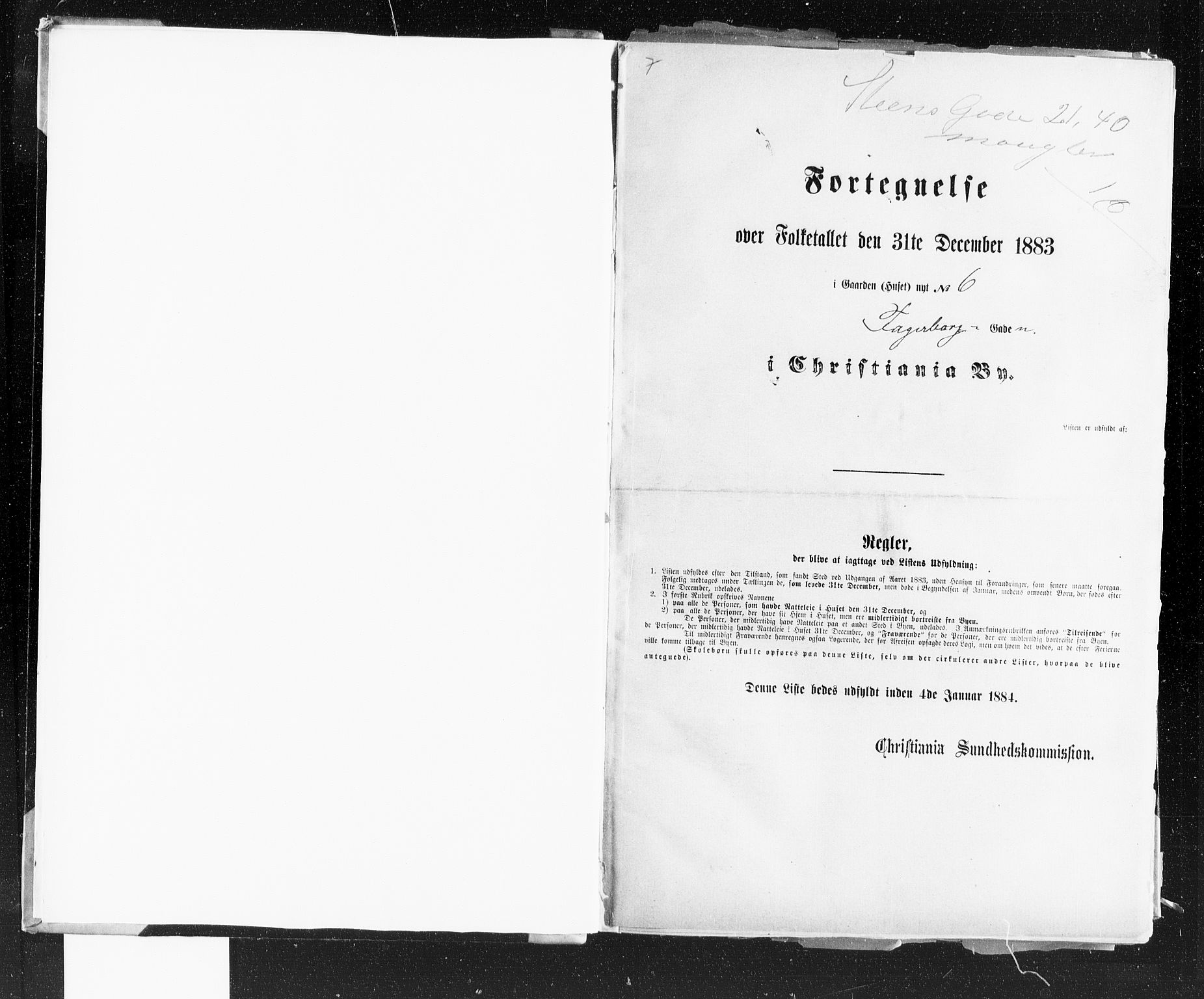 OBA, Municipal Census 1883 for Kristiania, 1883, p. 992