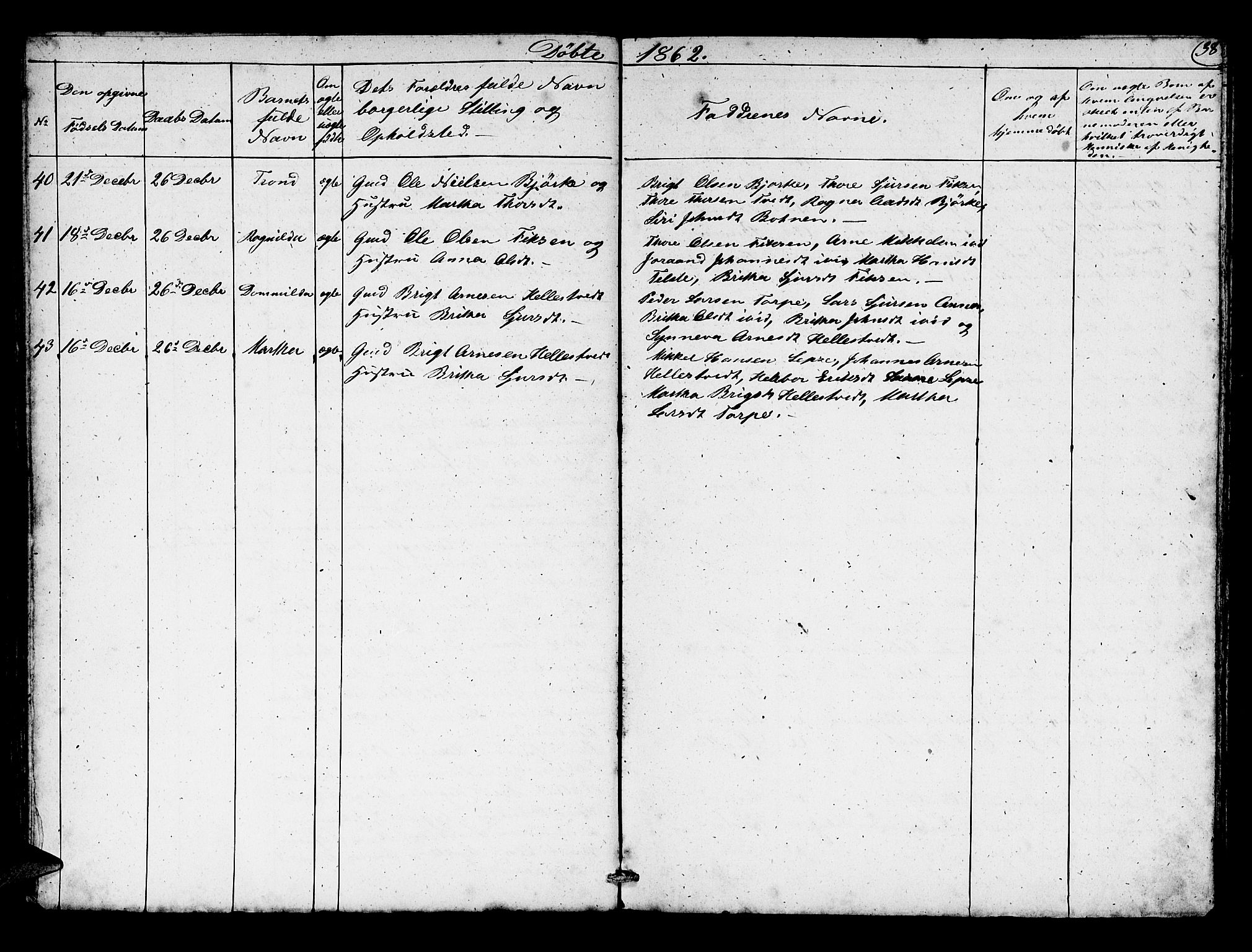 Kvam sokneprestembete, AV/SAB-A-76201/H/Hab: Parish register (copy) no. C 1, 1852-1862, p. 38