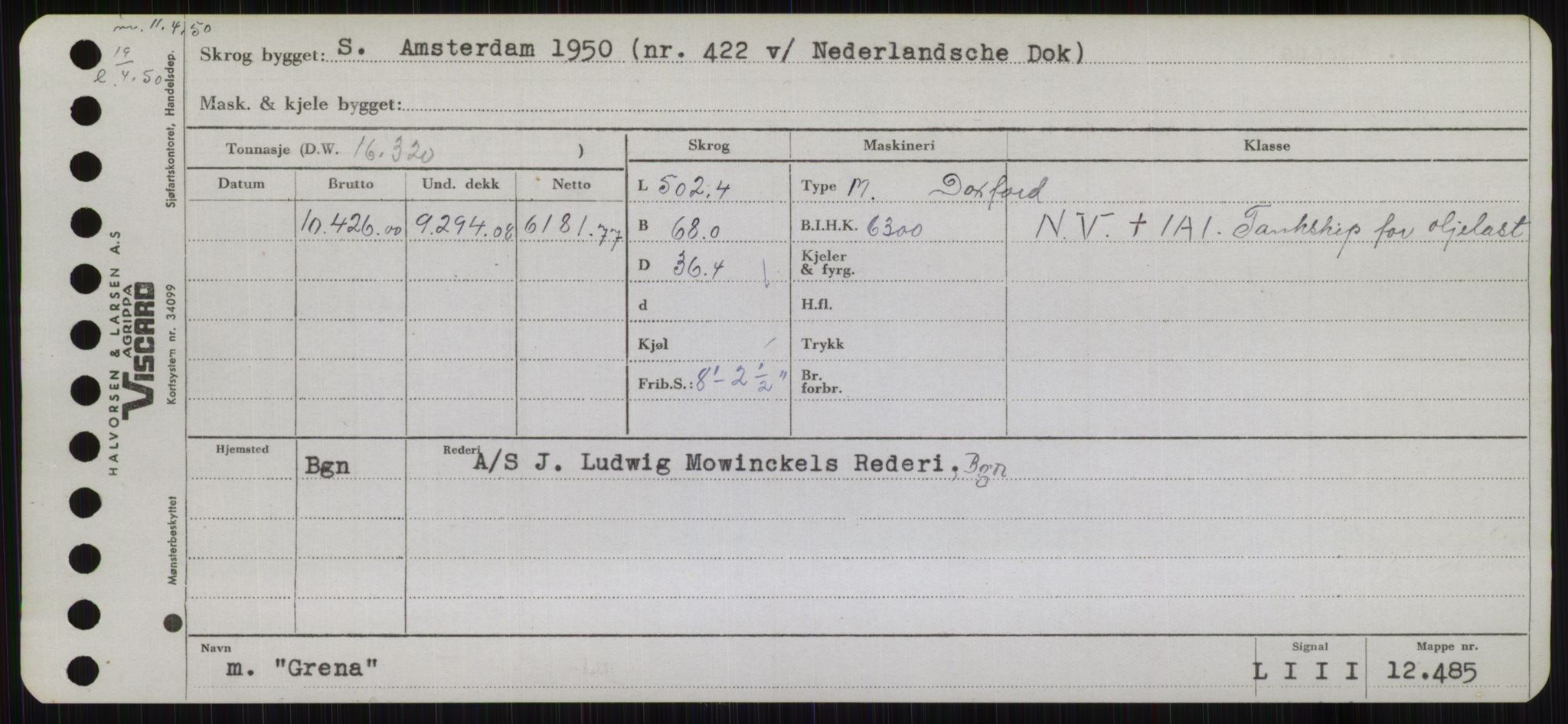 Sjøfartsdirektoratet med forløpere, Skipsmålingen, AV/RA-S-1627/H/Hb/L0002: Fartøy, E-H, p. 279