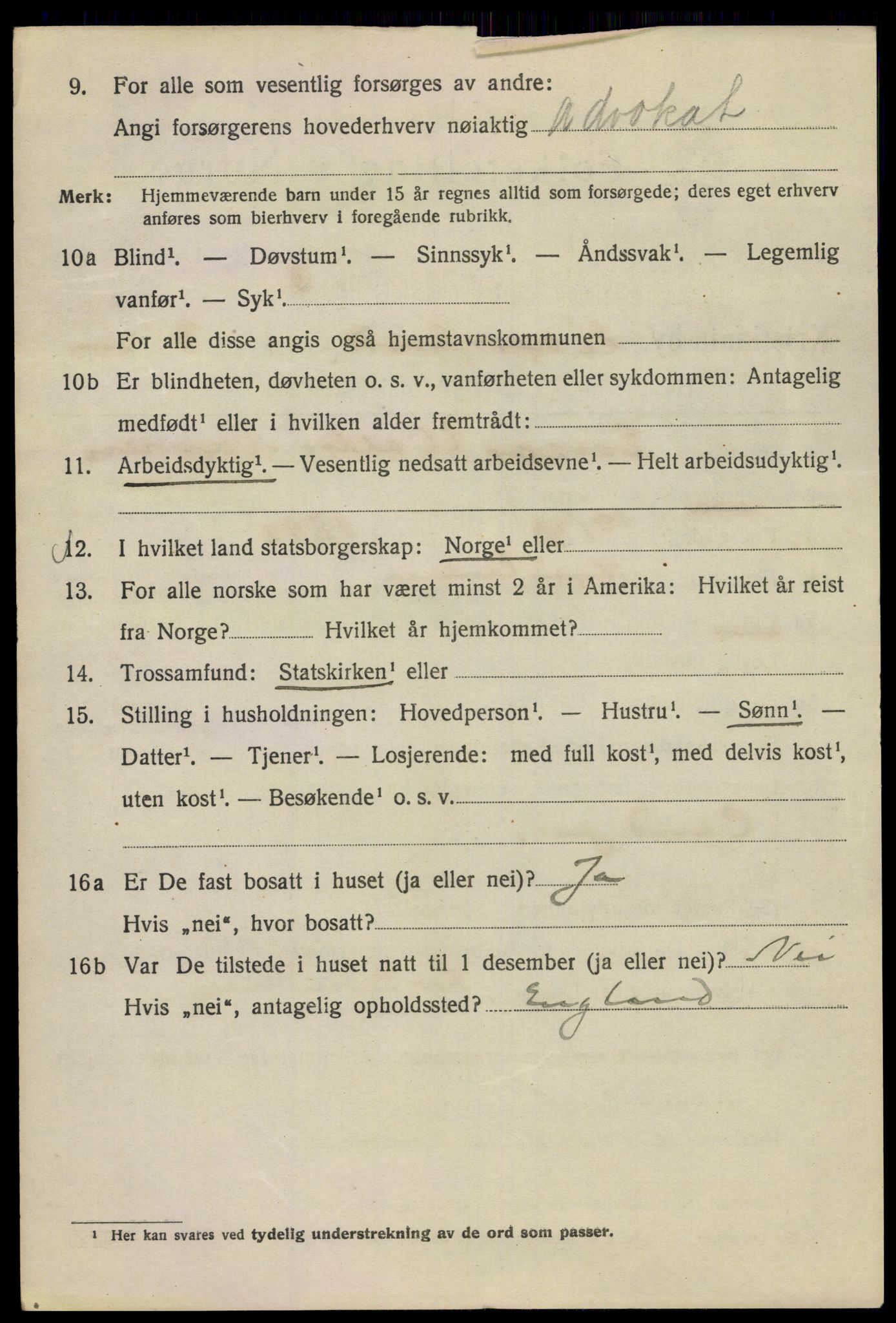 SAO, 1920 census for Kristiania, 1920, p. 266756