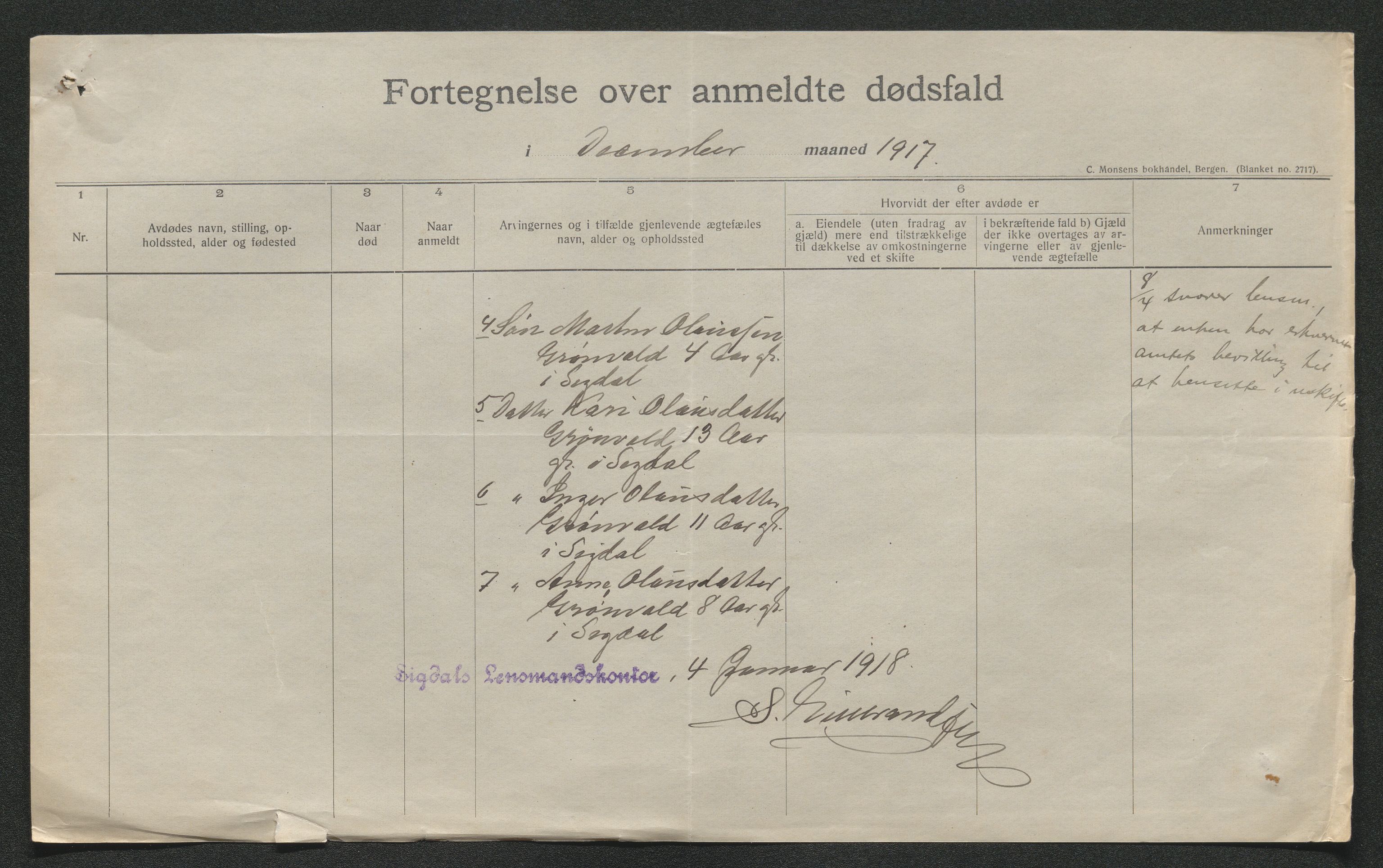 Eiker, Modum og Sigdal sorenskriveri, AV/SAKO-A-123/H/Ha/Hab/L0038: Dødsfallsmeldinger, 1916-1917, p. 841