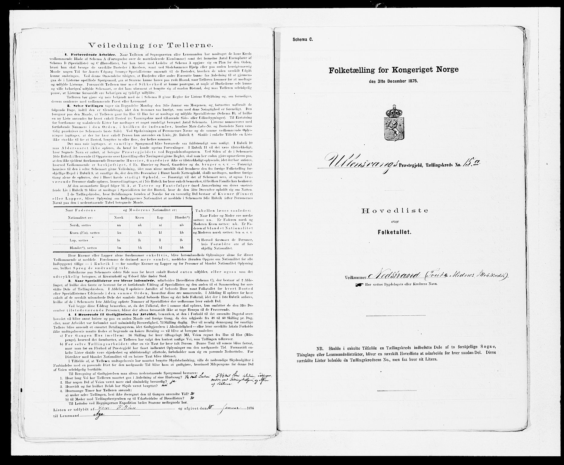 SAB, 1875 census for 1230P Ullensvang, 1875, p. 34