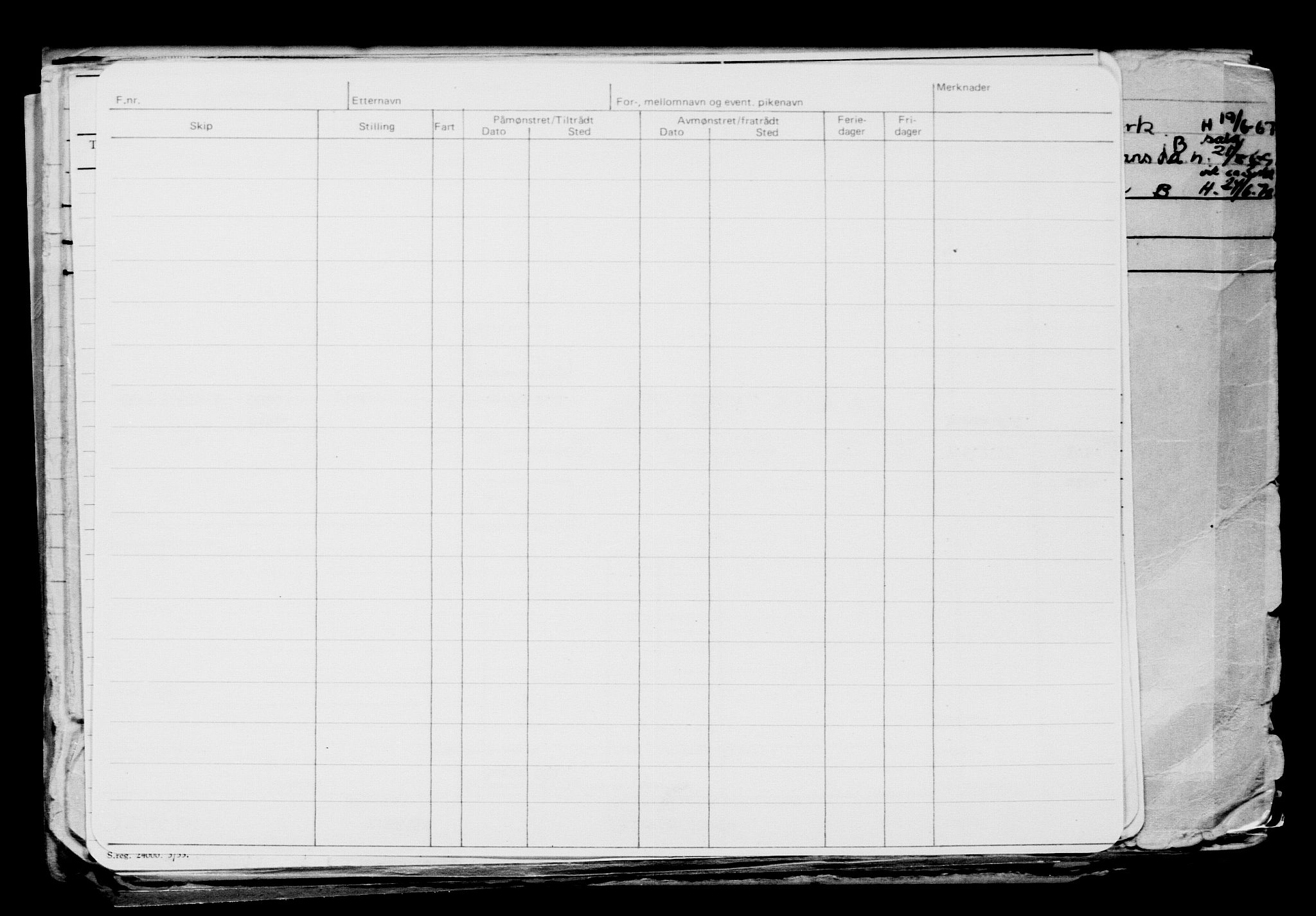 Direktoratet for sjømenn, AV/RA-S-3545/G/Gb/L0140: Hovedkort, 1916, p. 712