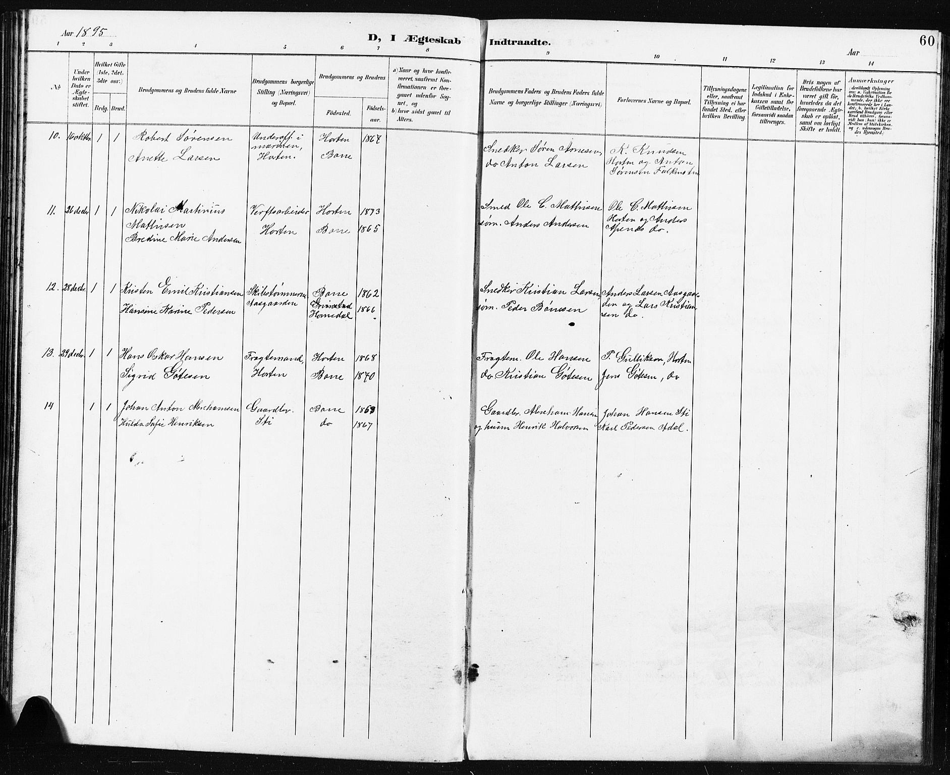 Borre kirkebøker, AV/SAKO-A-338/G/Ga/L0004: Parish register (copy) no. I 4, 1892-1913, p. 60