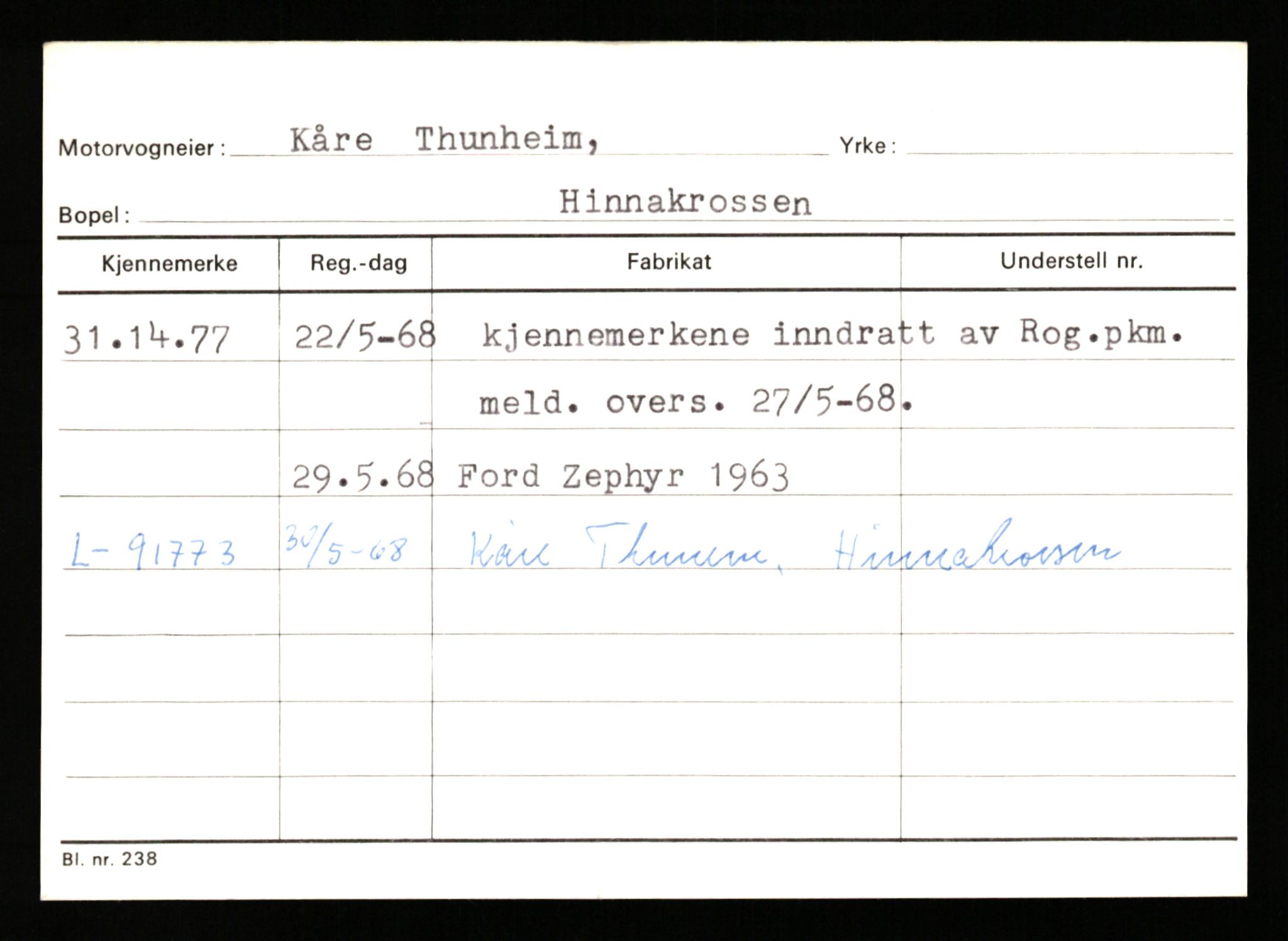 Stavanger trafikkstasjon, SAST/A-101942/0/G/L0011: Registreringsnummer: 240000 - 363477, 1930-1971, p. 1721