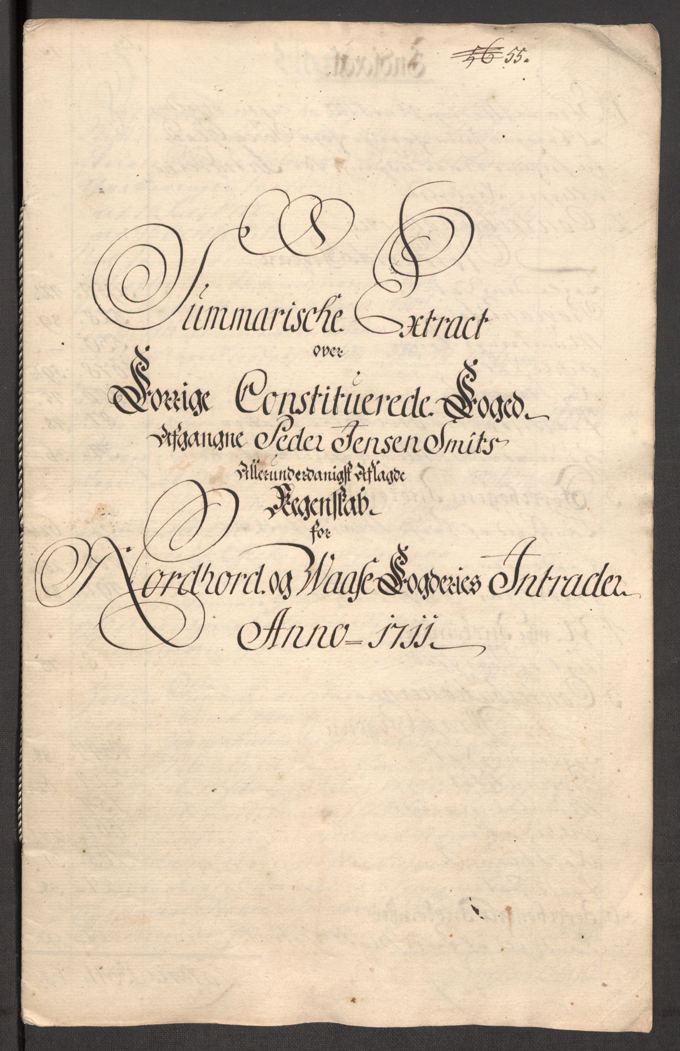 Rentekammeret inntil 1814, Reviderte regnskaper, Fogderegnskap, RA/EA-4092/R51/L3192: Fogderegnskap Nordhordland og Voss, 1711, p. 24
