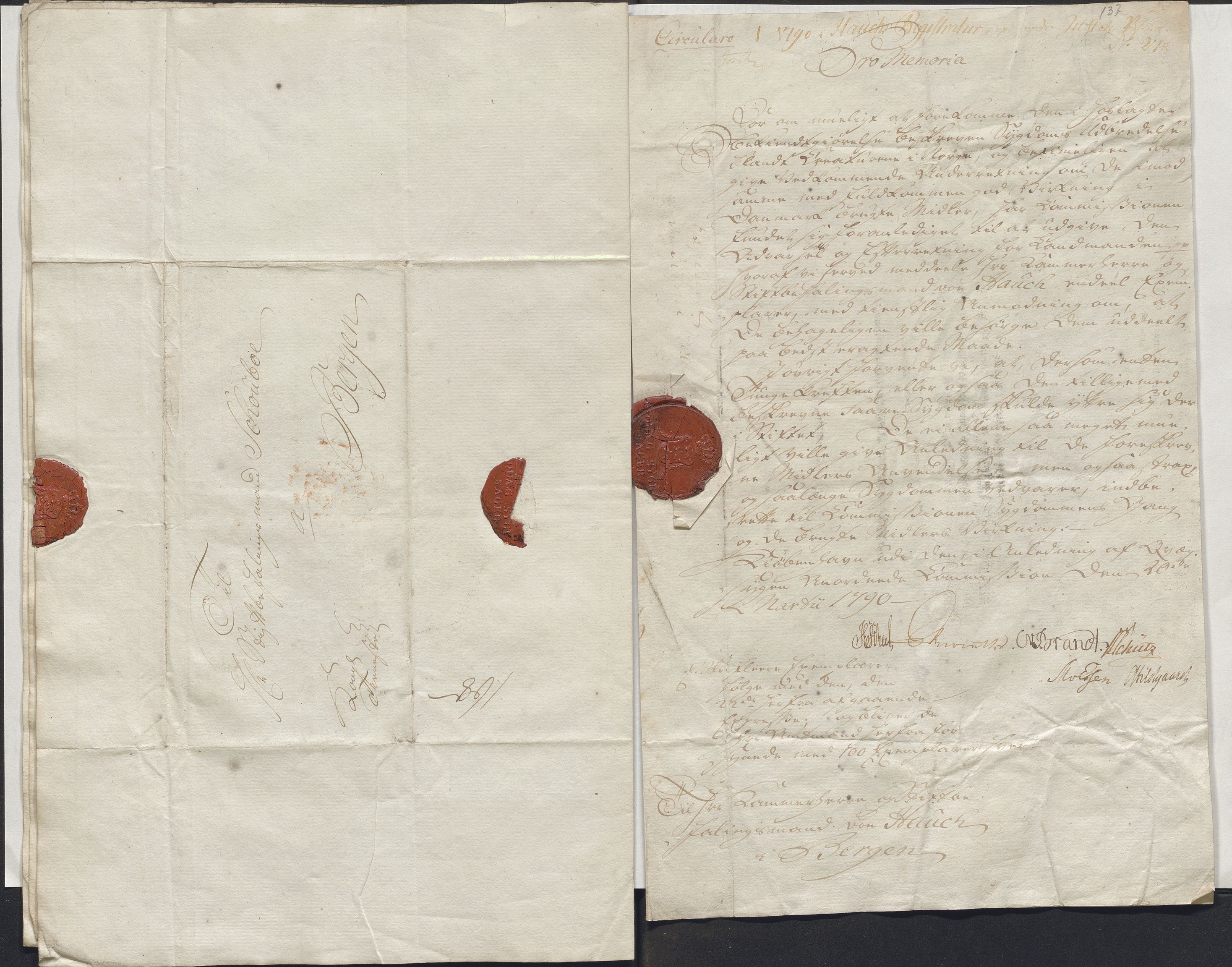 Stiftamtmannen i Bergen, SAB/A-100006/E/Ea/0163 / Lnr. 552 - Kvegsykekommisjonen, 1779-1790, p. 9