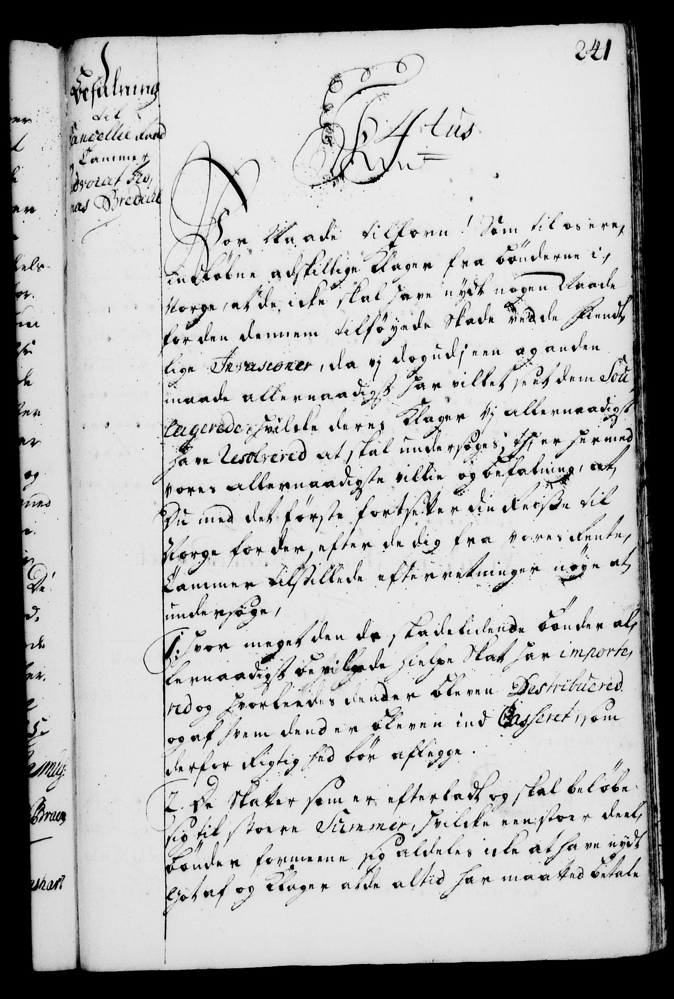 Rentekammeret, Kammerkanselliet, RA/EA-3111/G/Gg/Gga/L0002: Norsk ekspedisjonsprotokoll med register (merket RK 53.2), 1723-1727, p. 241